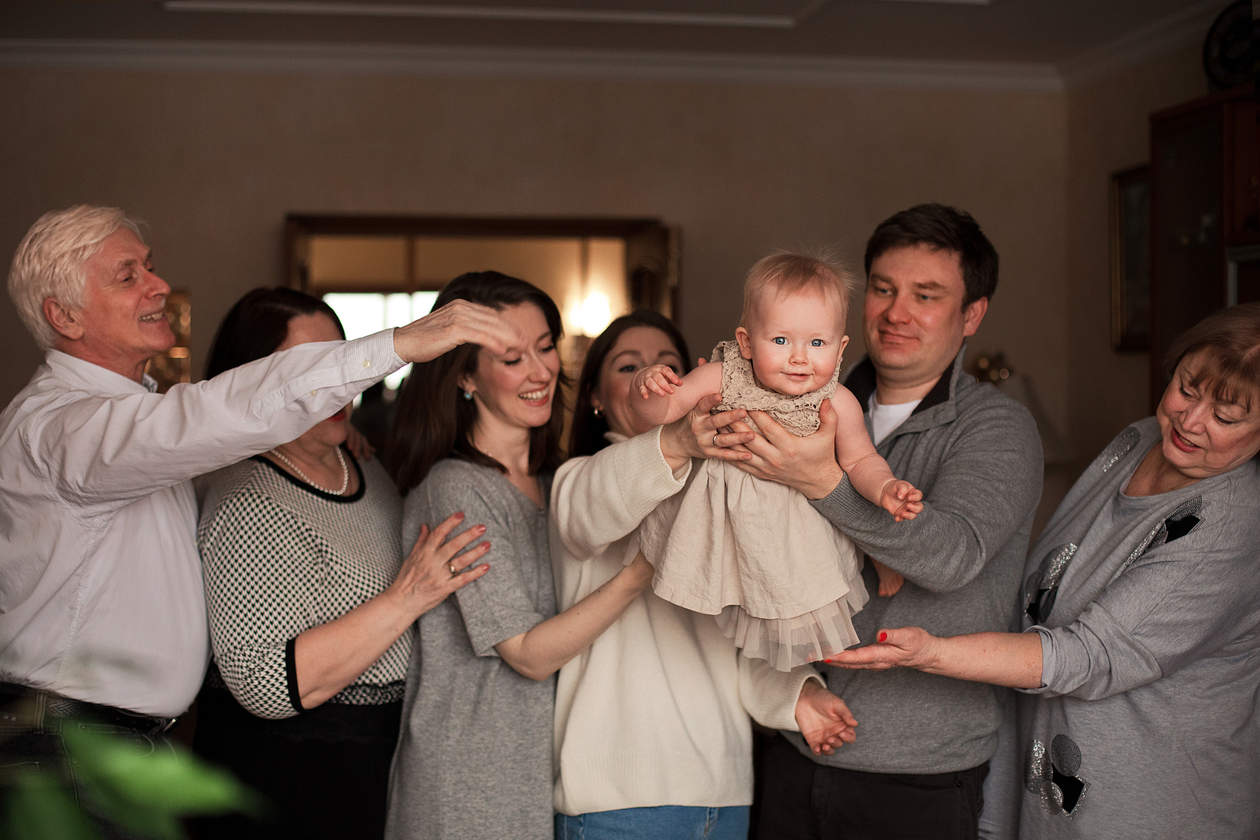 Анастасия, домашняя съемка. Фотограф Наталья Яковлева, Санкт-Петербург. Семьи, ньюборн, крещения
