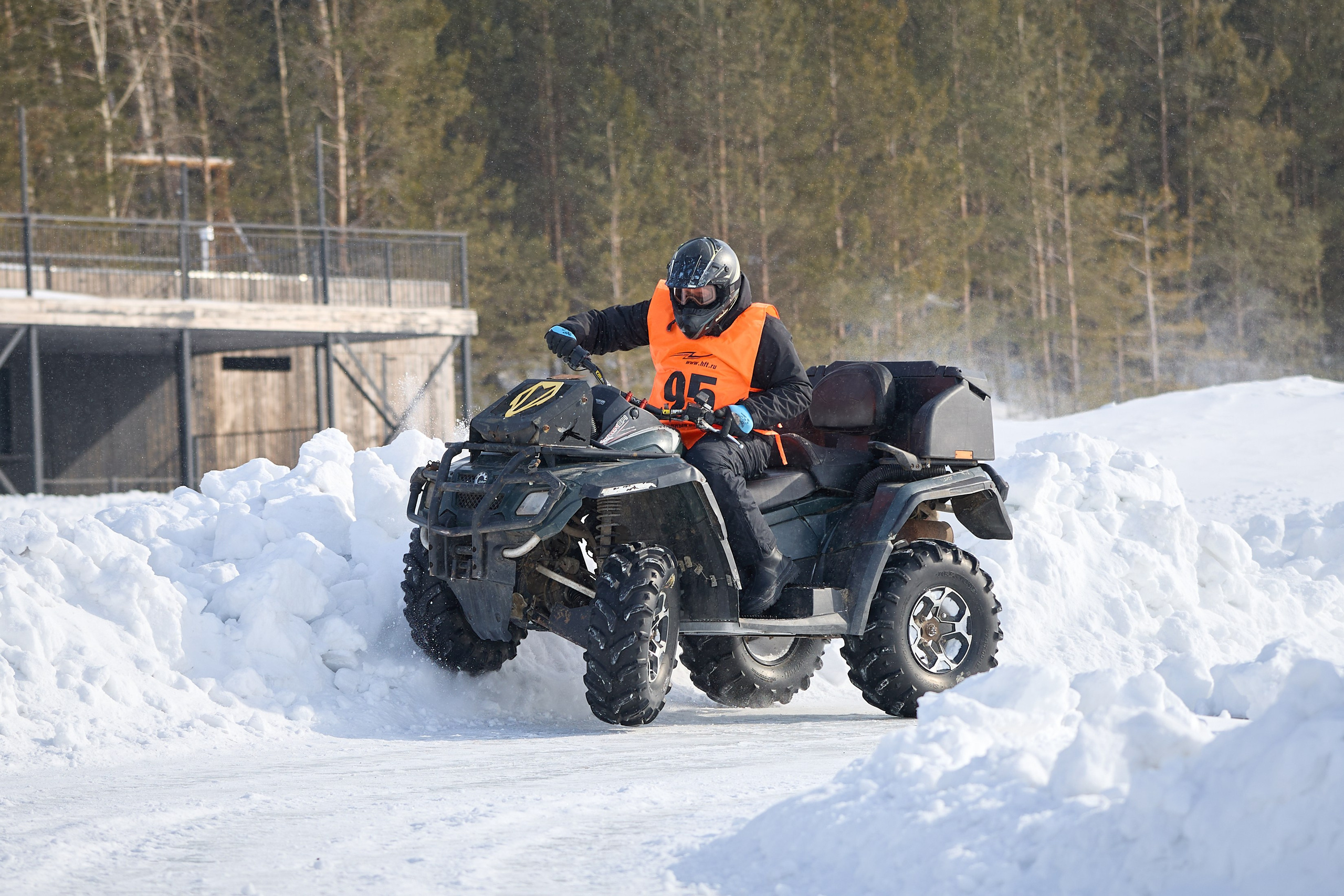 Топим Лёд — 2026. Соревнования на квадроциклах. Фотограф в Новосибирске Алена Скокова