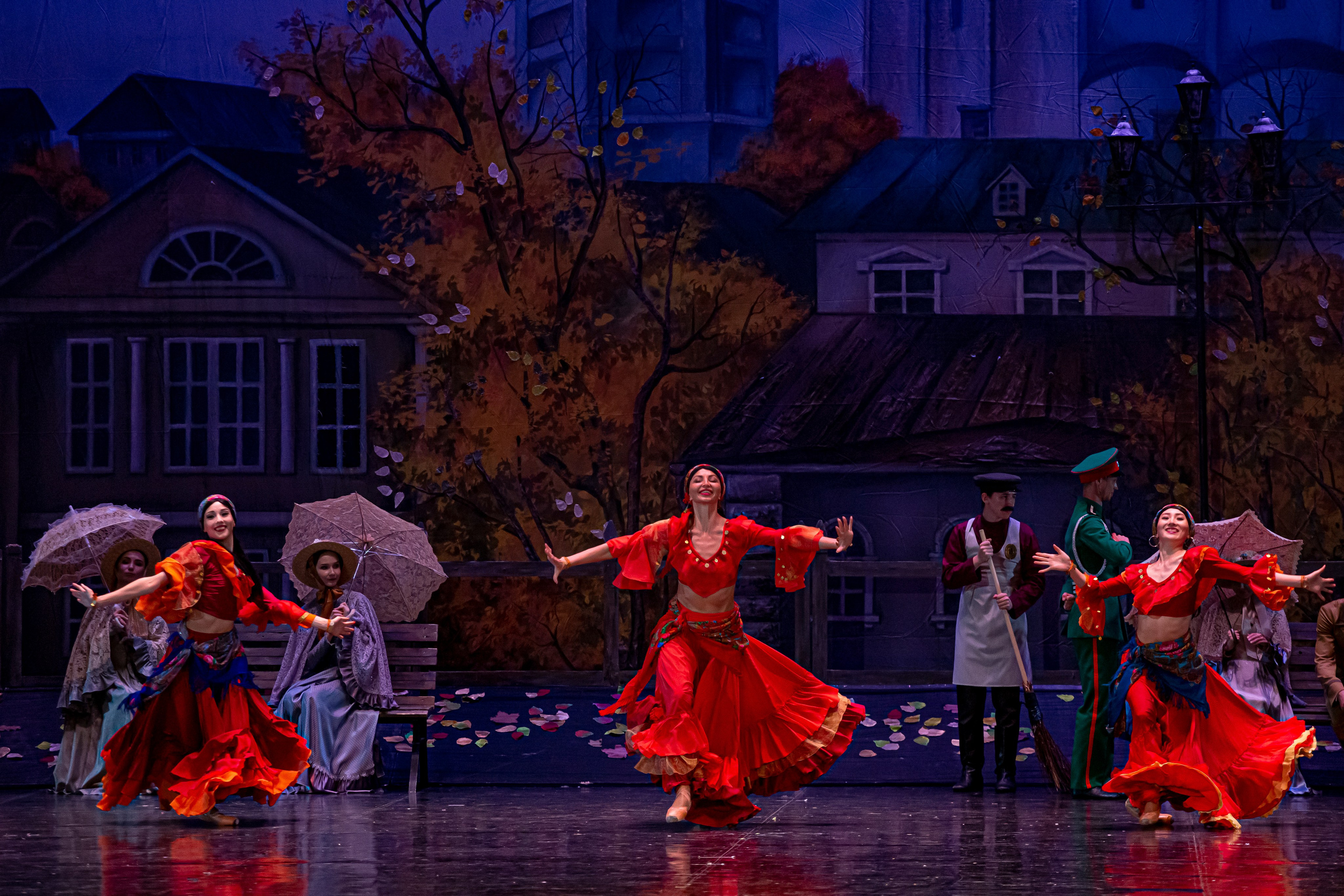 Анюта — спектакль — премьера на сцене Зимнего театра Марийского театра оперы и балета. Фотограф в Сочи Юрий Шептаев