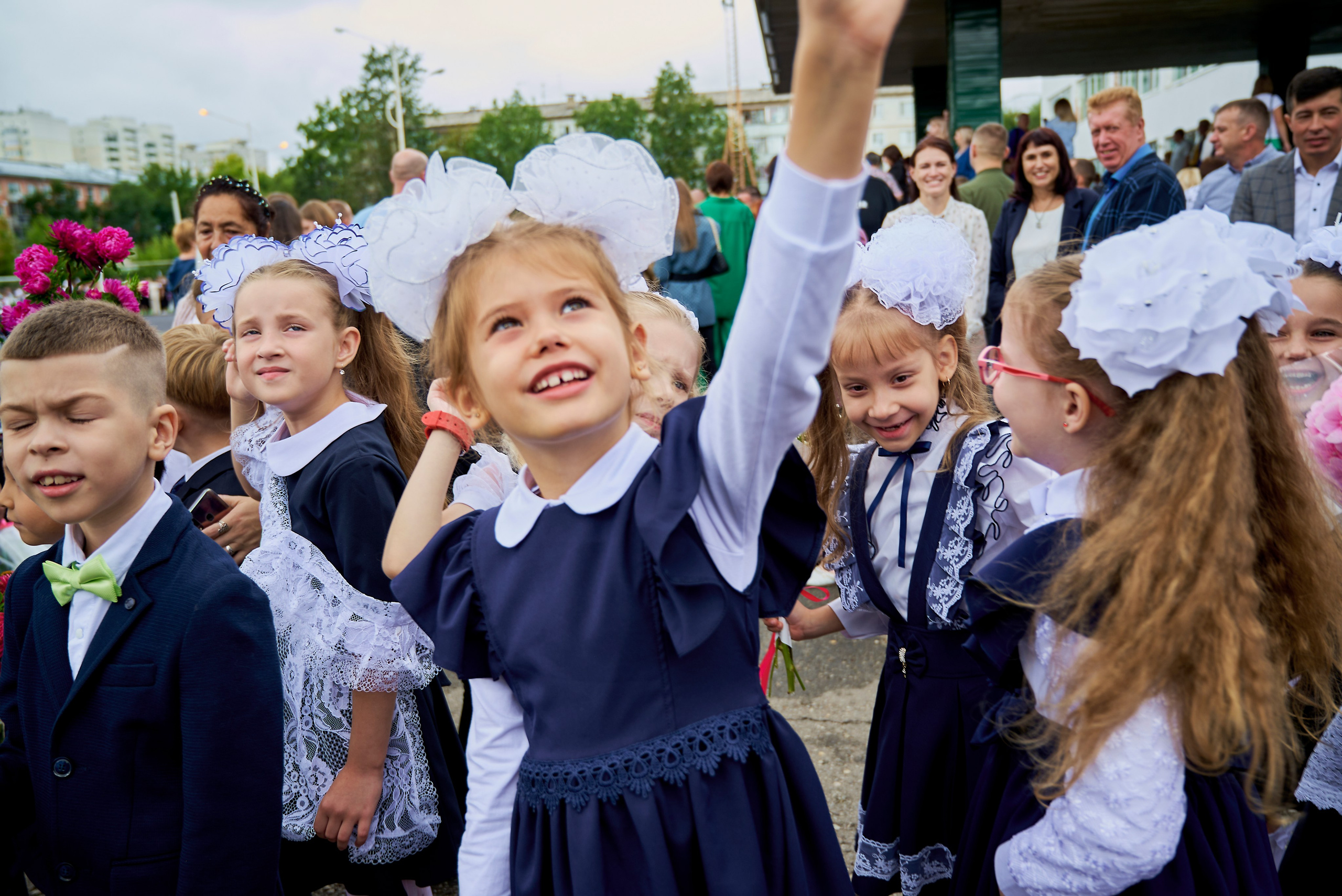 Первый раз в 1-й класс. Фотостудия «Юла»