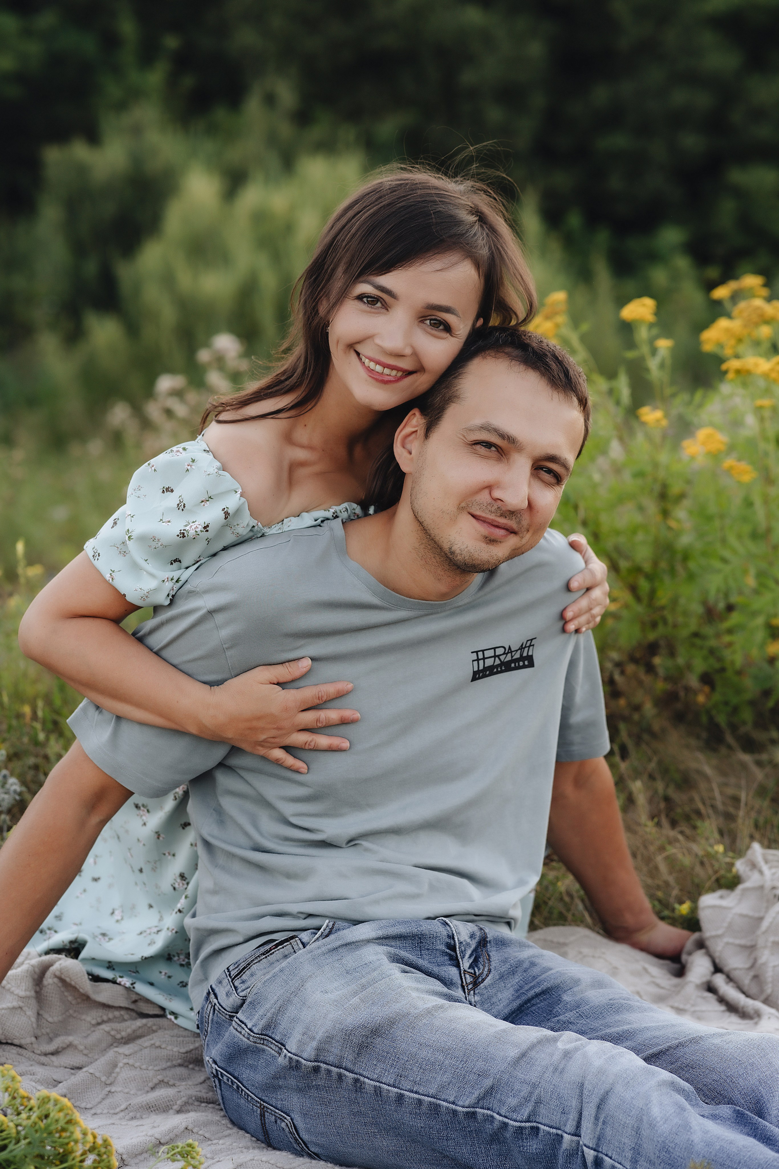 Семейная съемка на закате. Фотограф Карина Шмулёва. Воронеж и область