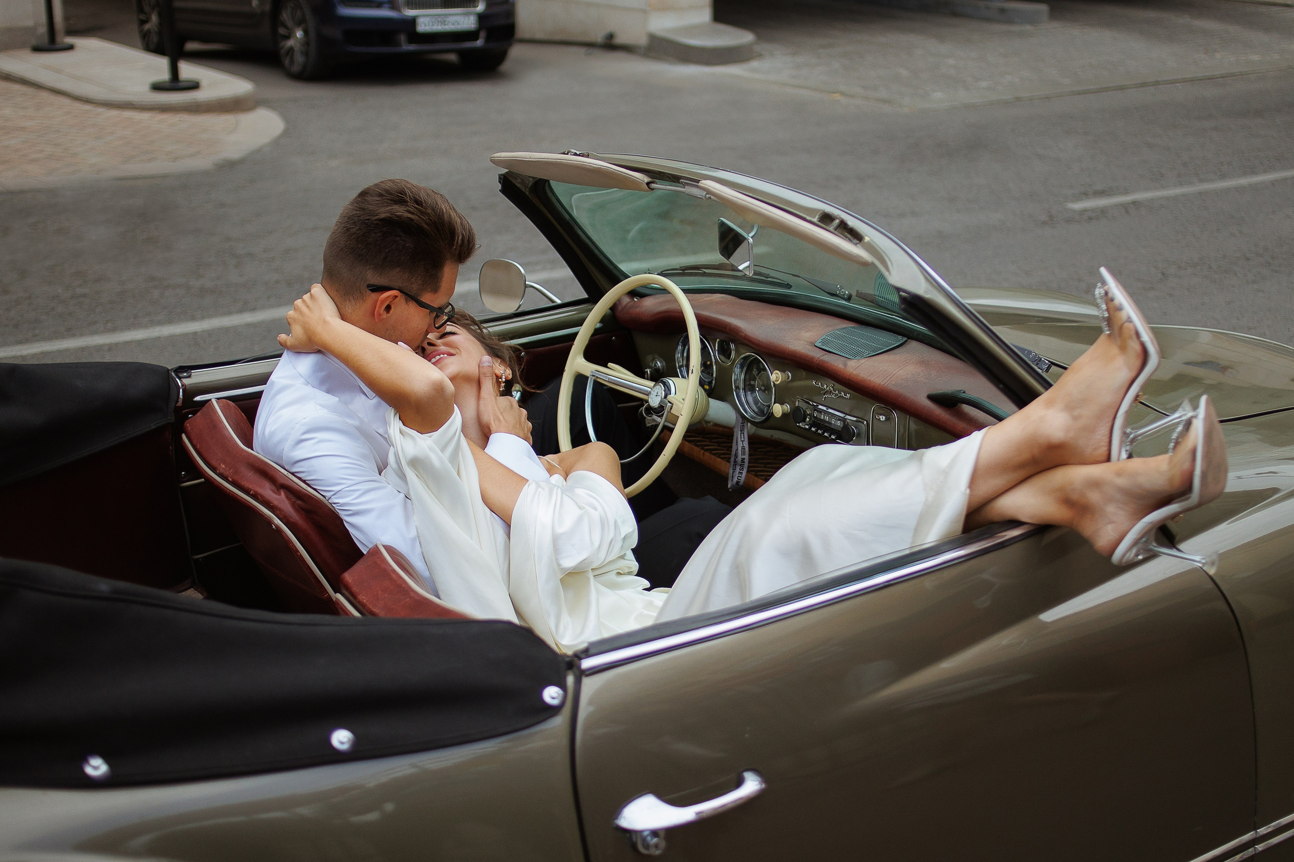 Ретро машина Анна и Владислав. Марковкина КрисТина