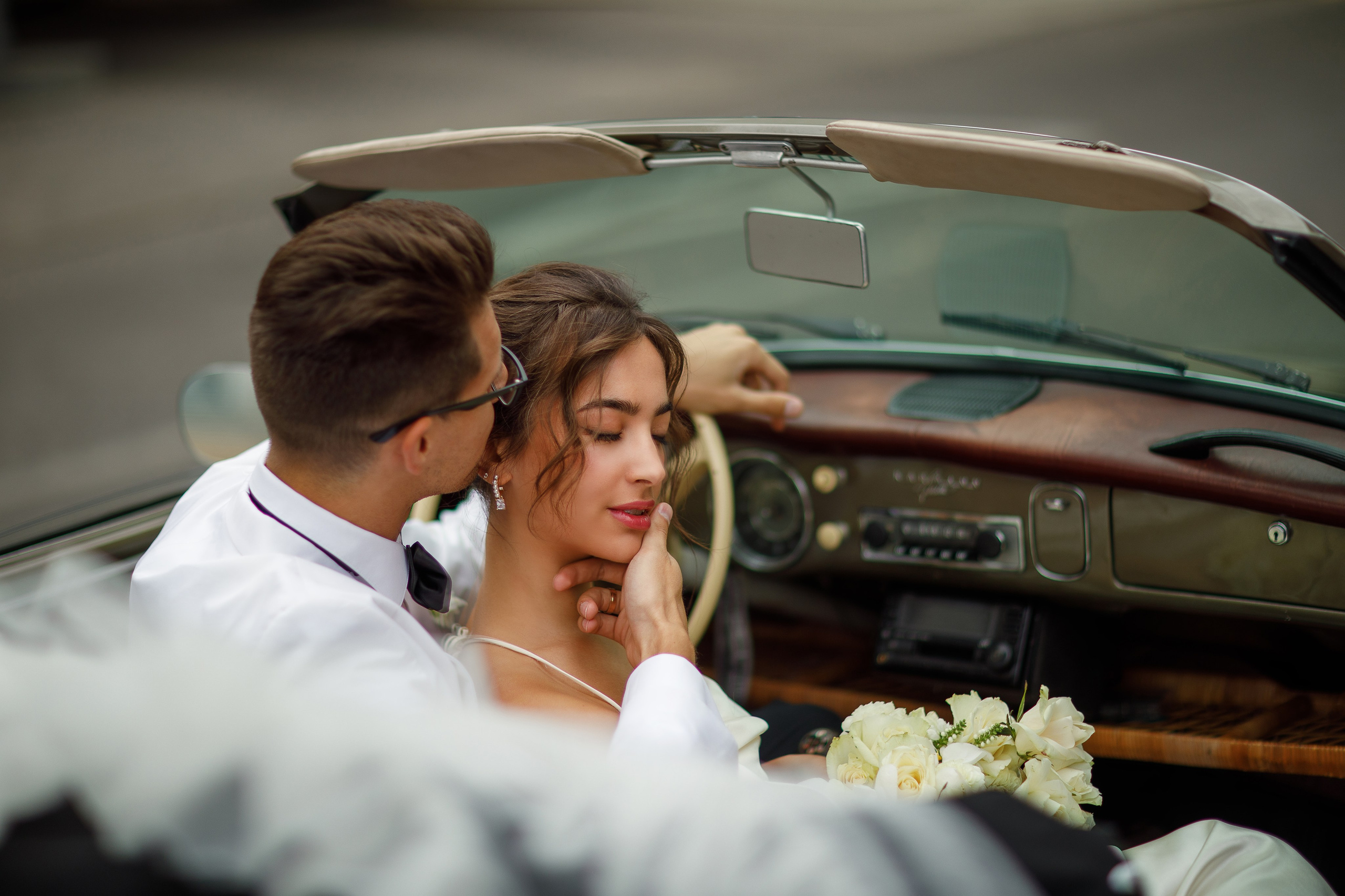 Ретро машина Анна и Владислав. Марковкина КрисТина