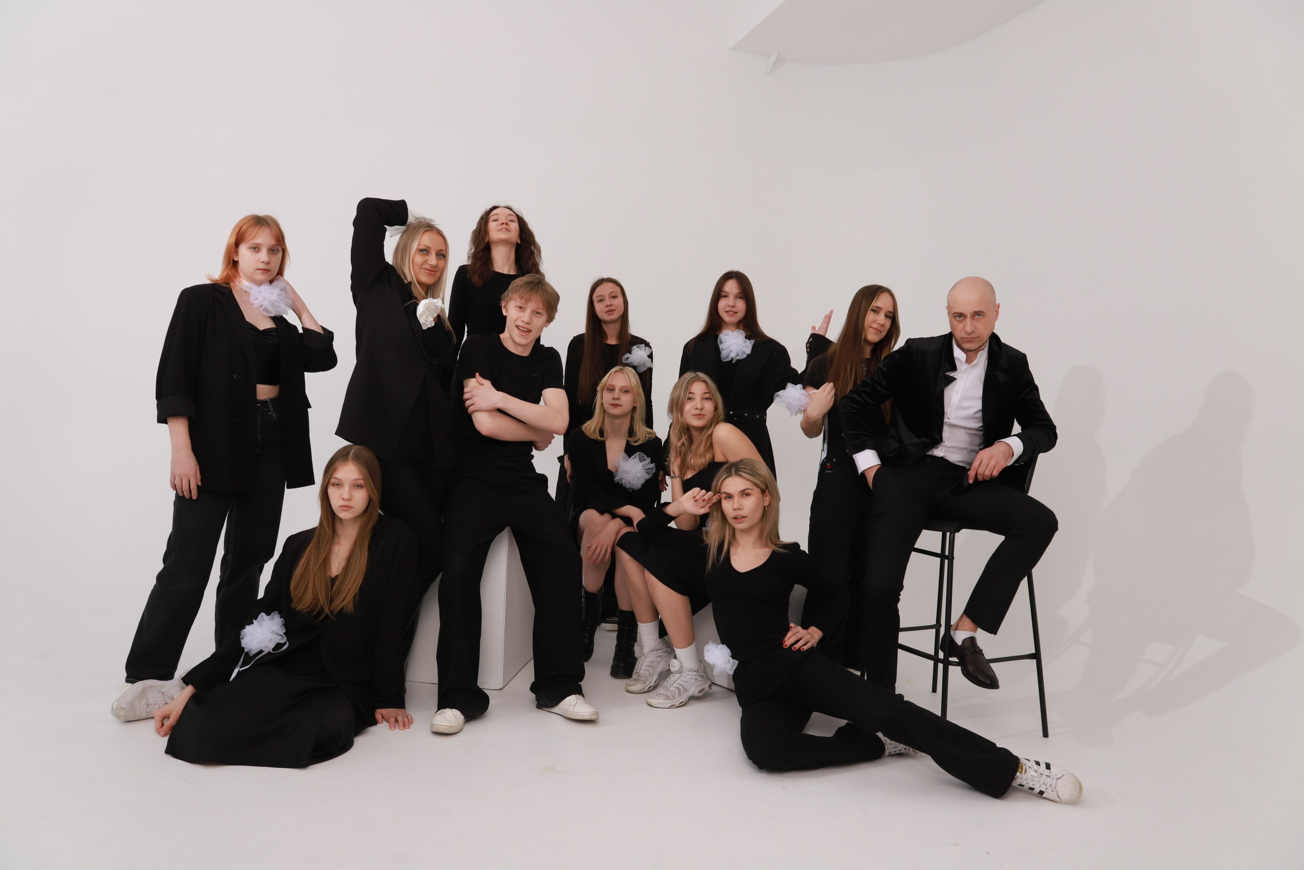 Старшая группа в студии. Фотограф Юлия Мальцева