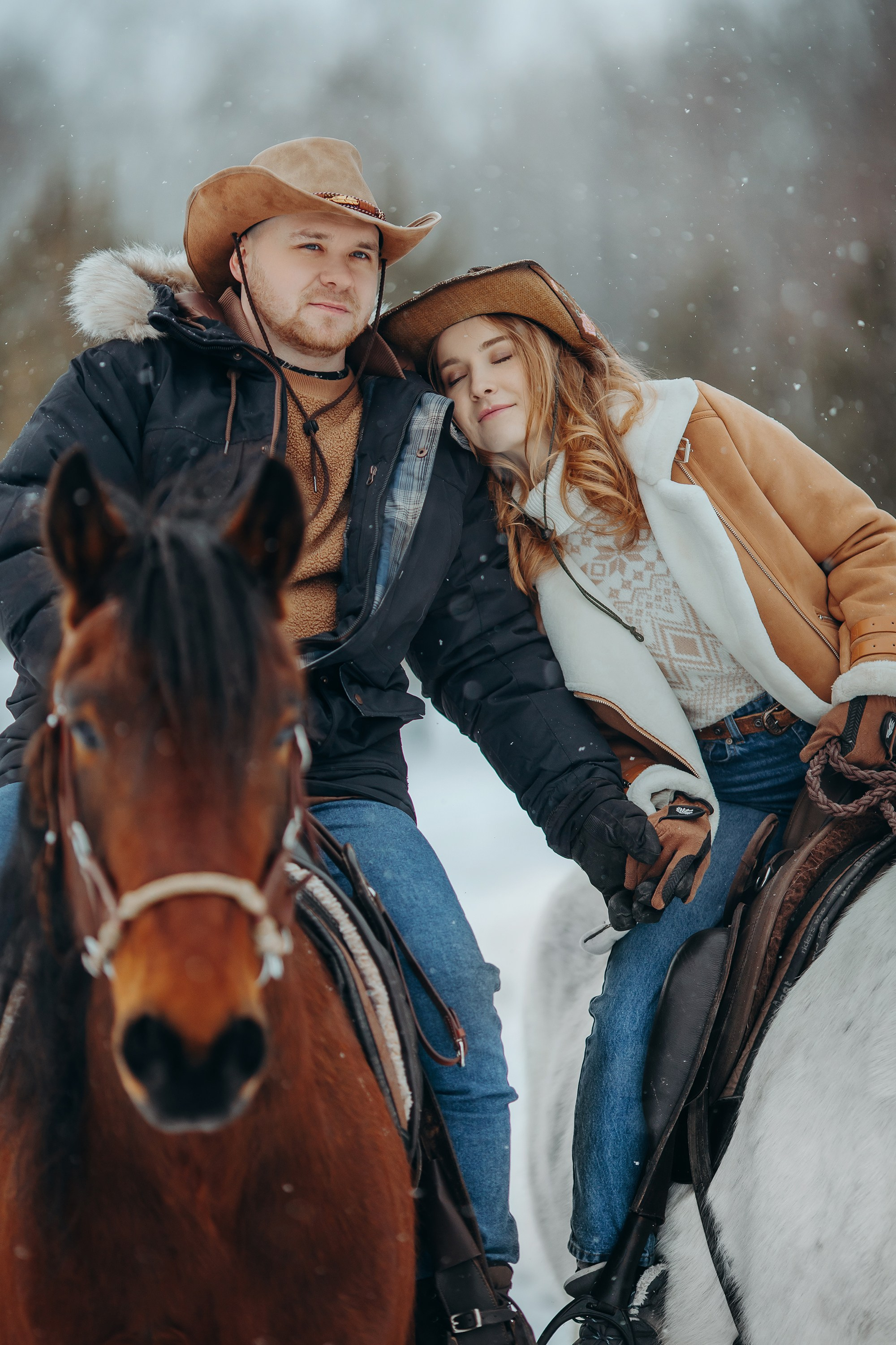 Снежная история. Анна Молчанова конный фотограф в Тюмени | фотосессии с лошадьми Тюмень