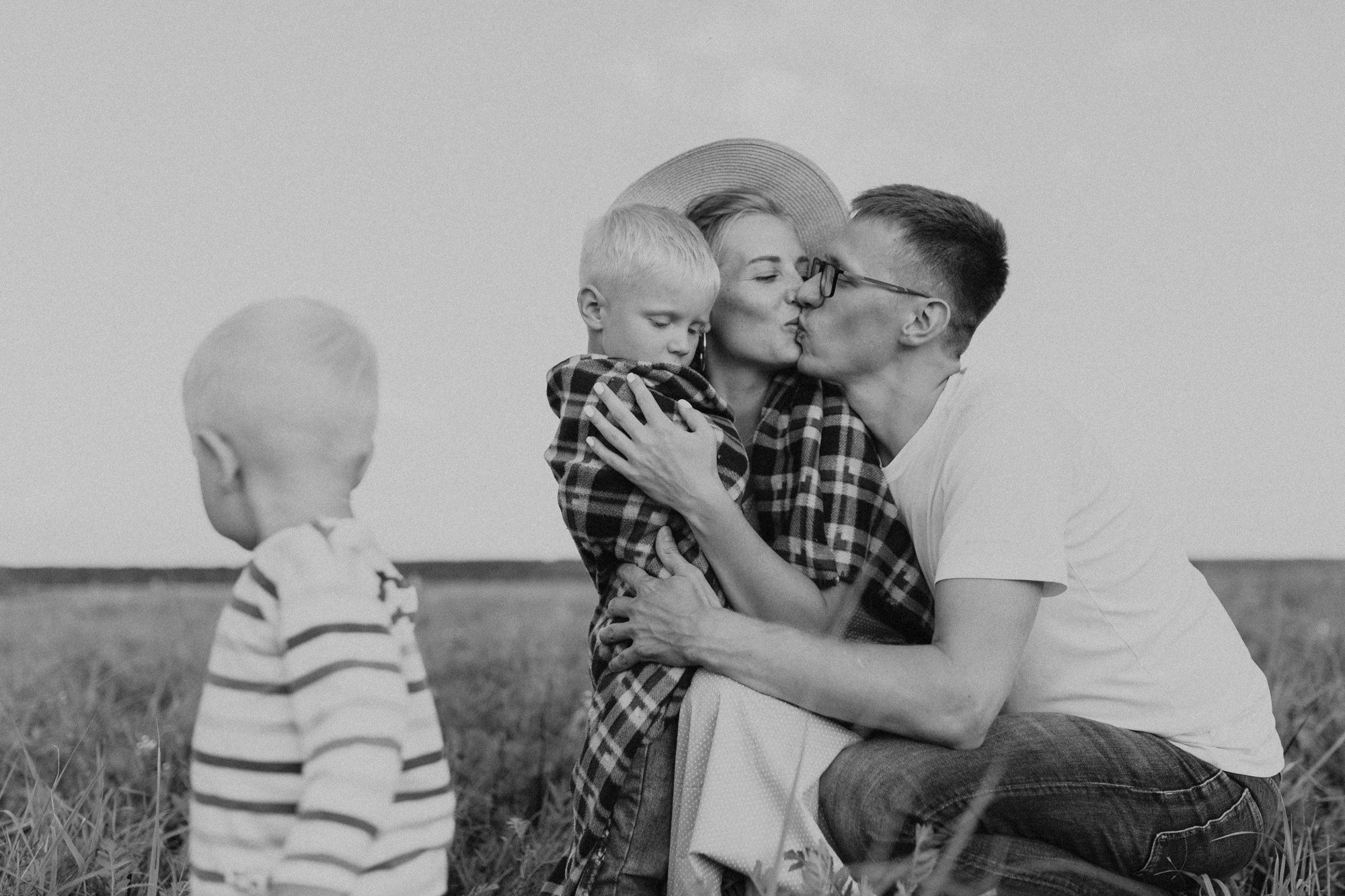 Алина и Саша с сыновьями. Семейный фотограф Маша Тимофеева | Москва