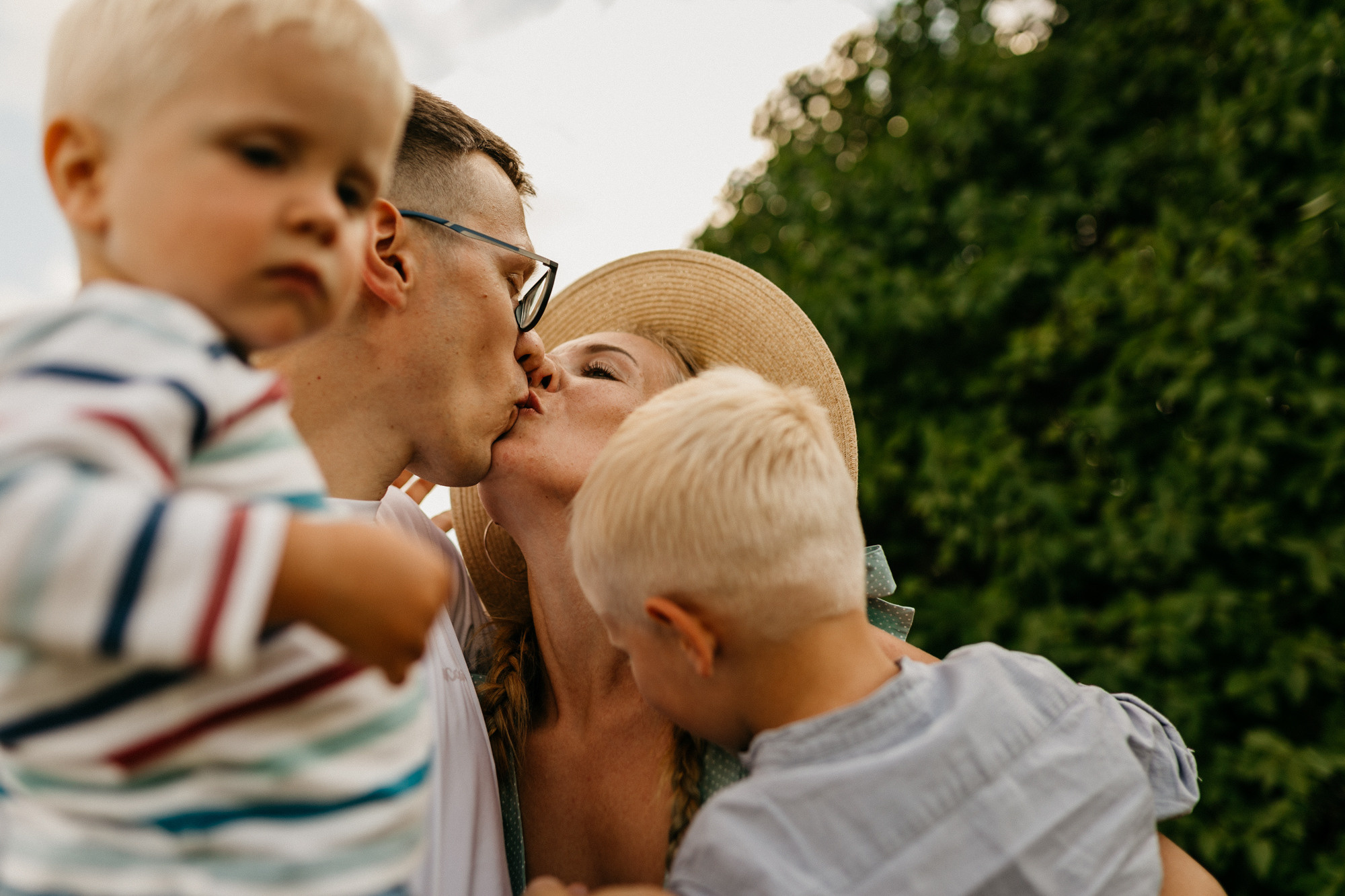 Алина и Саша с сыновьями. Семейный фотограф Маша Тимофеева | Москва