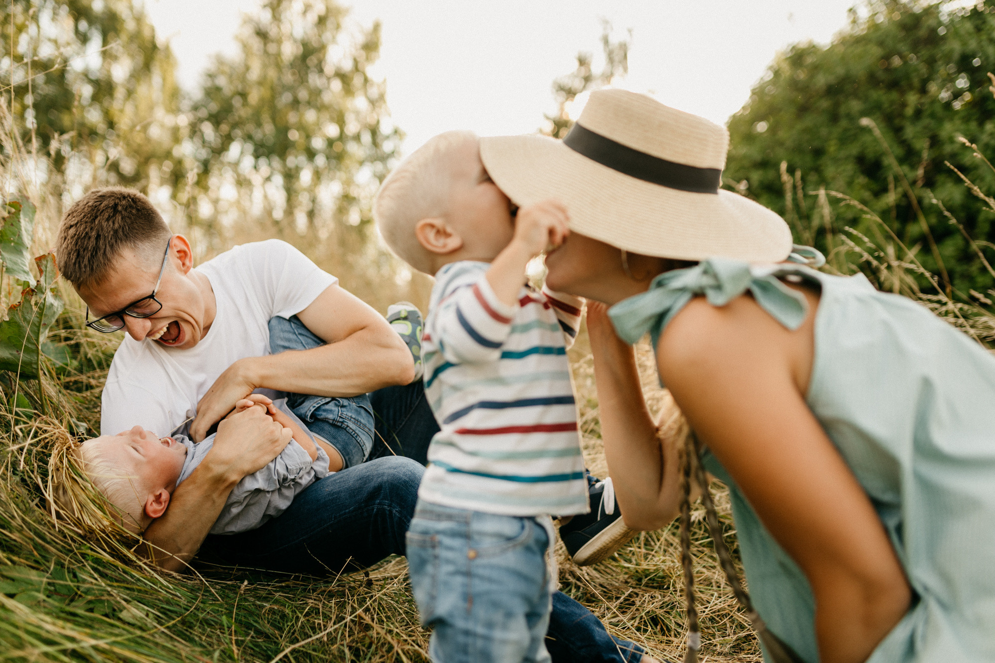 Алина и Саша с сыновьями. Семейный фотограф Маша Тимофеева | Москва