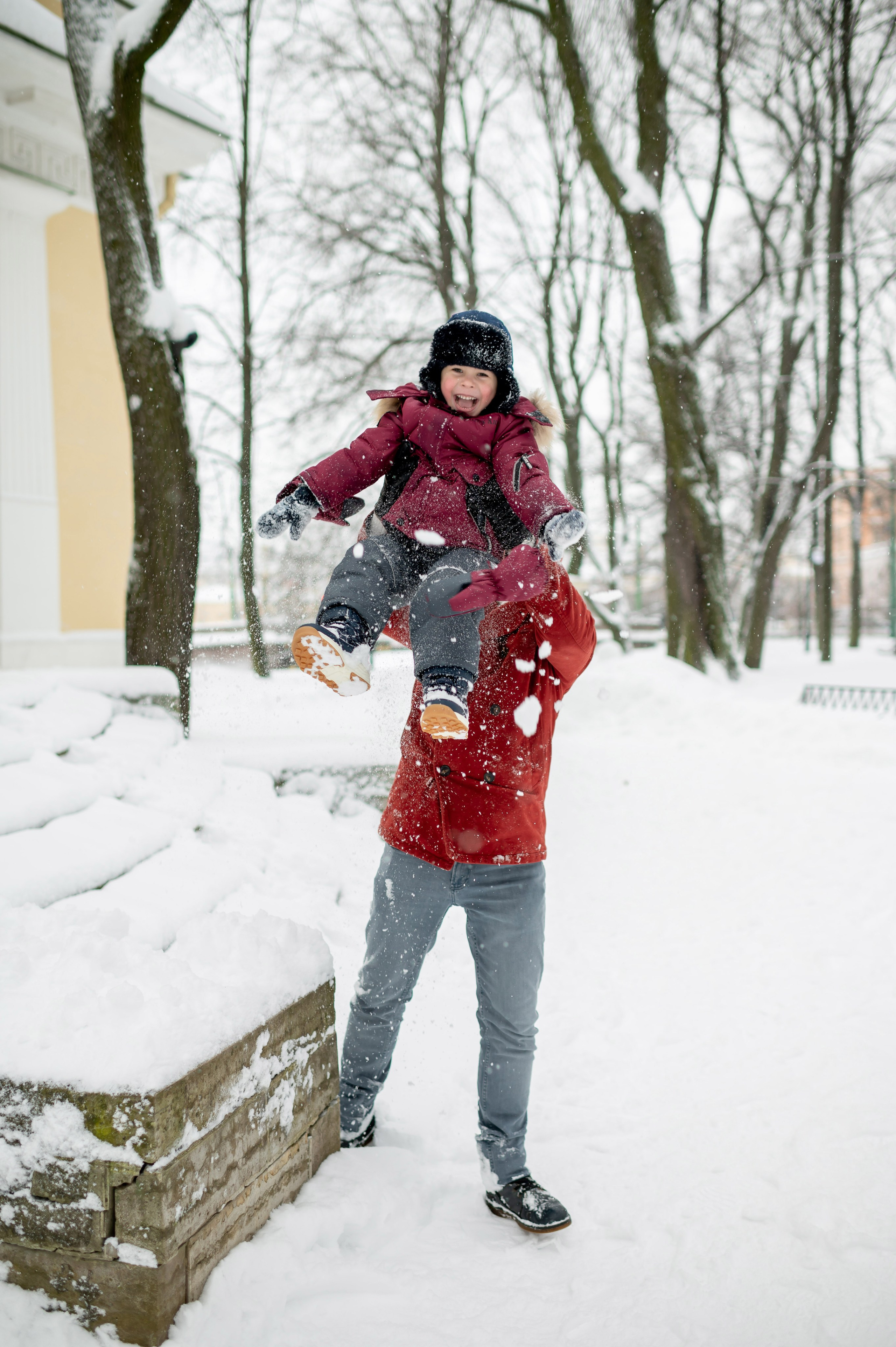 Зимняя прогулка Валерия, Андрей и Егор. Портретный, семейный и свадебный фотограф в Санкт-Петербурге и в Пушкине Ширяев Денис