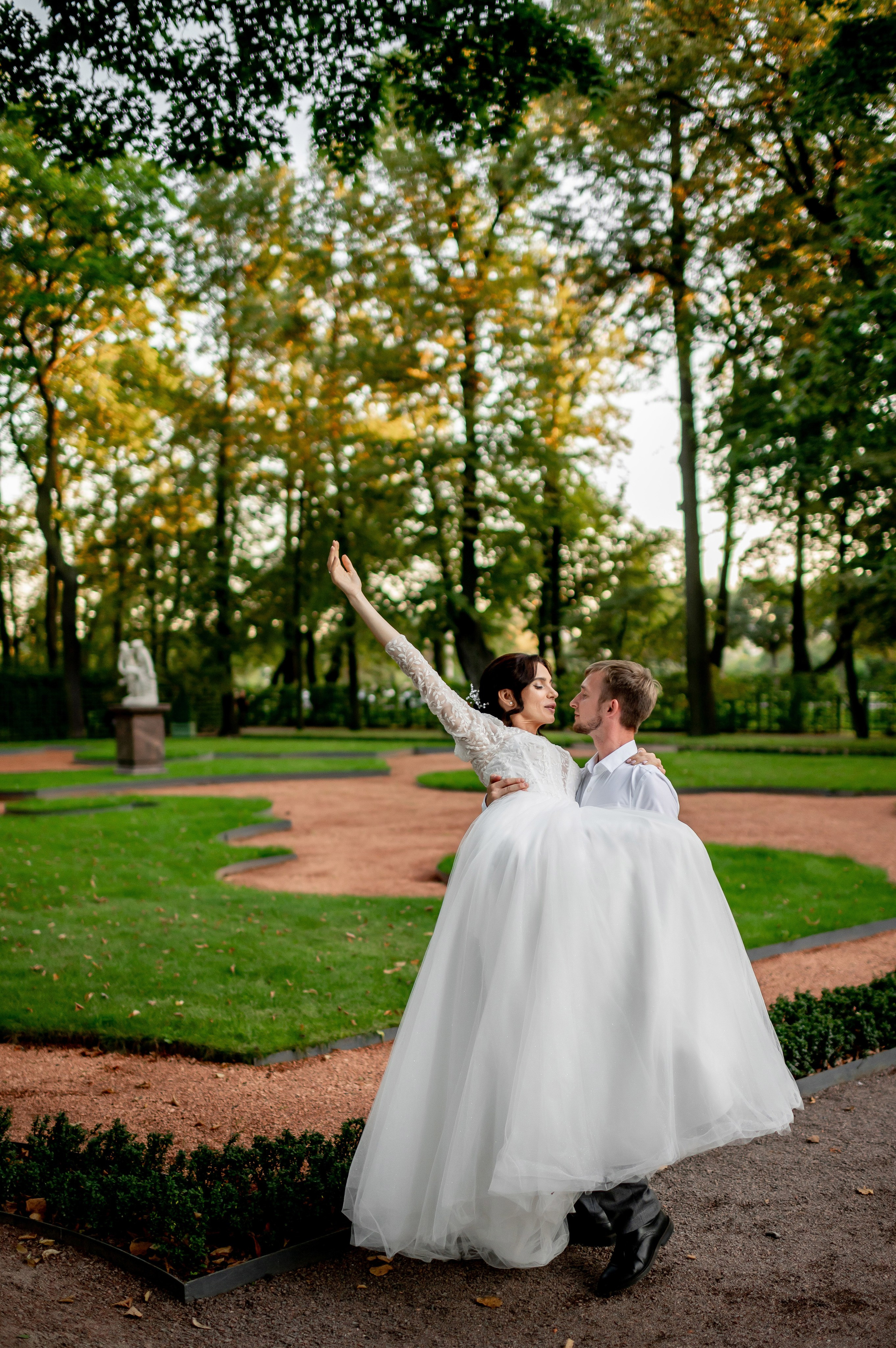 Кирилл и Анжела (круассаны, кофе и фотосессия в Летнем саду). Портретный, семейный и свадебный фотограф в Санкт-Петербурге и в Пушкине Ширяев Денис