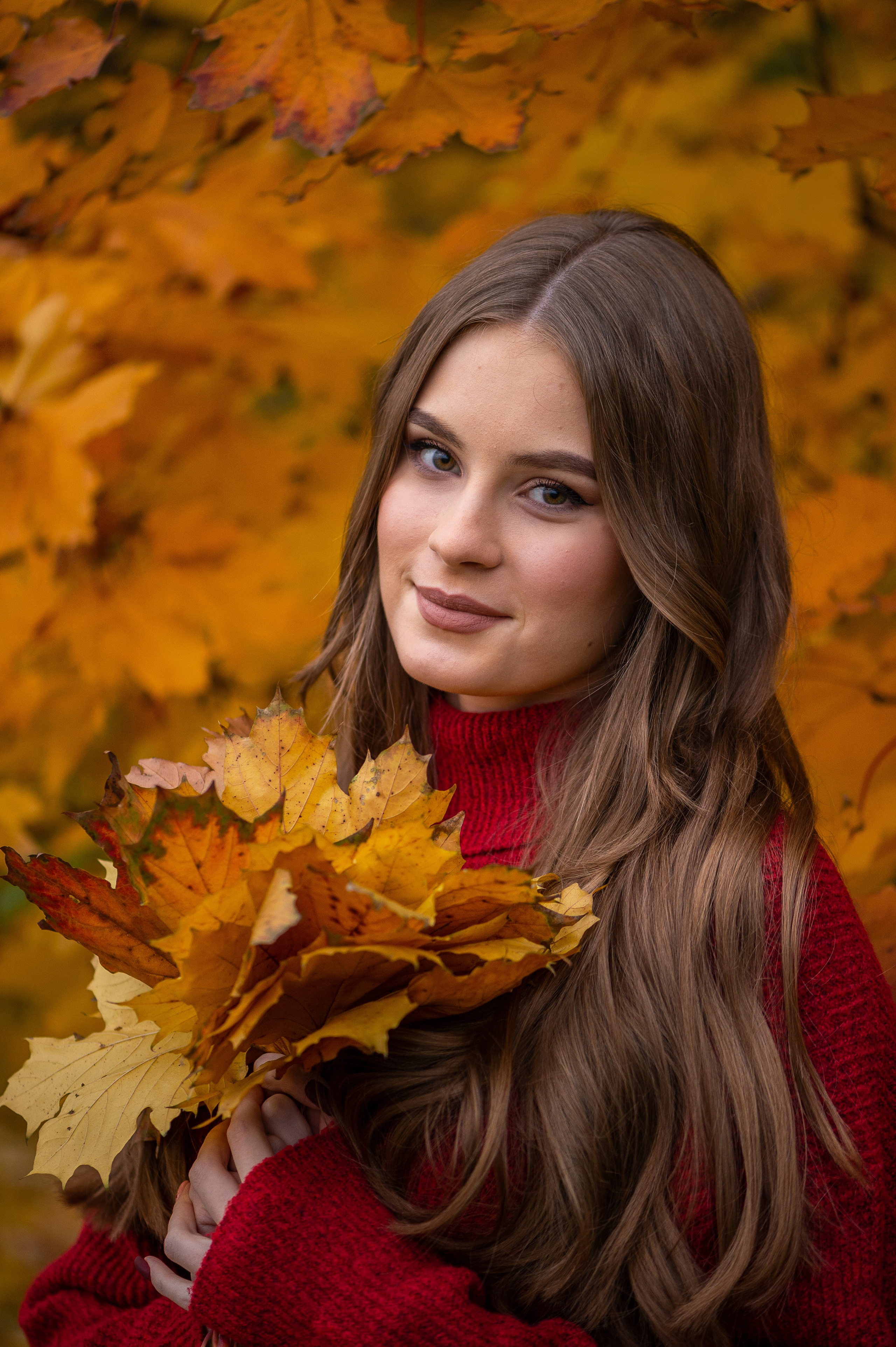 Осенняя фотосессия для Вероники. Фотосессии в Москве, женский и семейный фотограф Юлия Михайленко