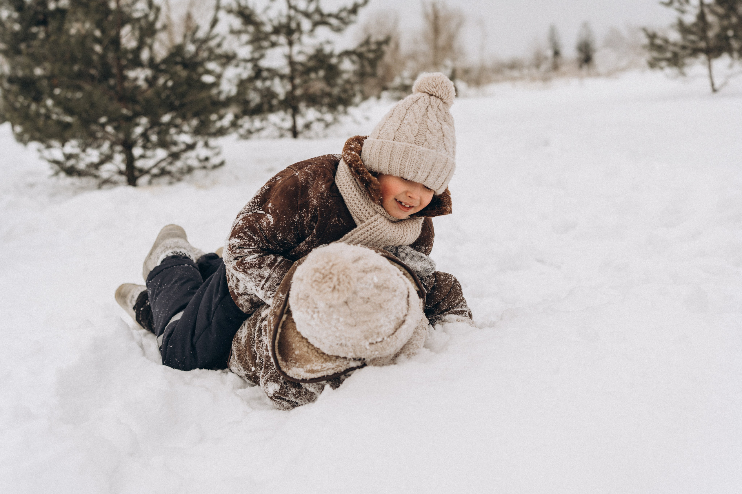 Зимняя семейная фотосессия. Детский, семейный и ньюборн фотограф в Москве Юлия Шуарт