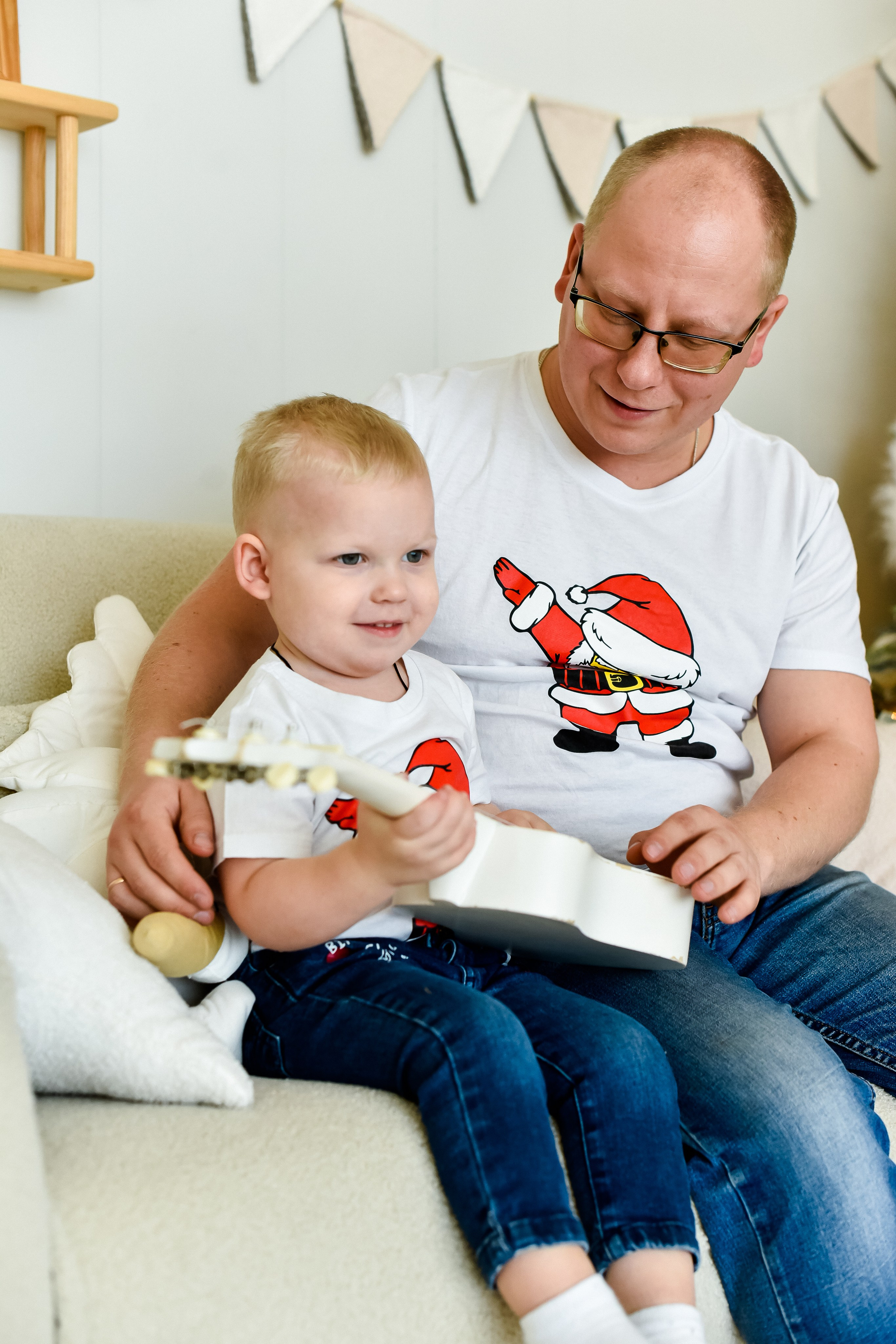 Новогодняя фотосессия для семьи Натальи И Дениса с сыновьями