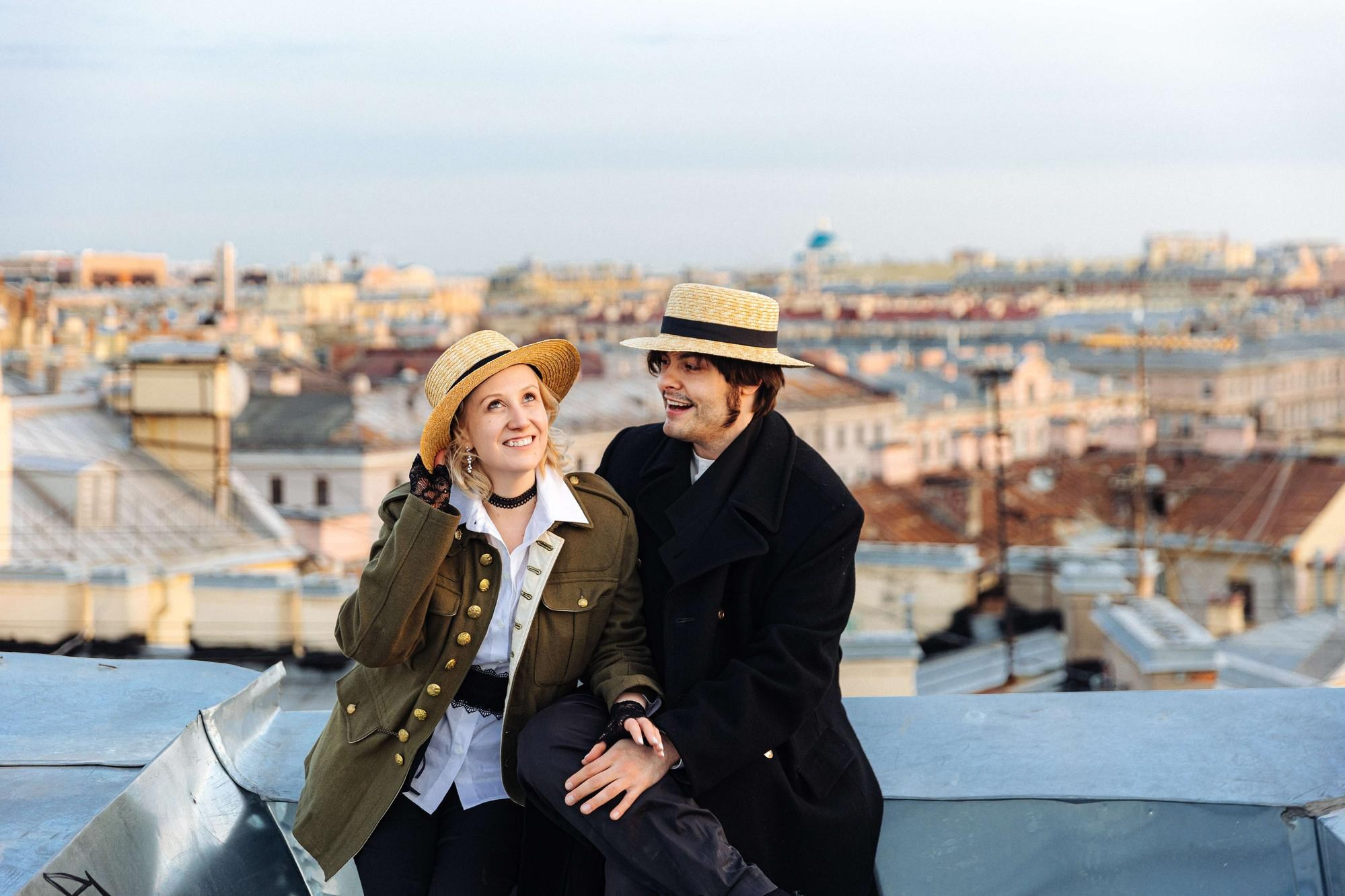 Фотосессия лав стори Вани и Рины в СПб