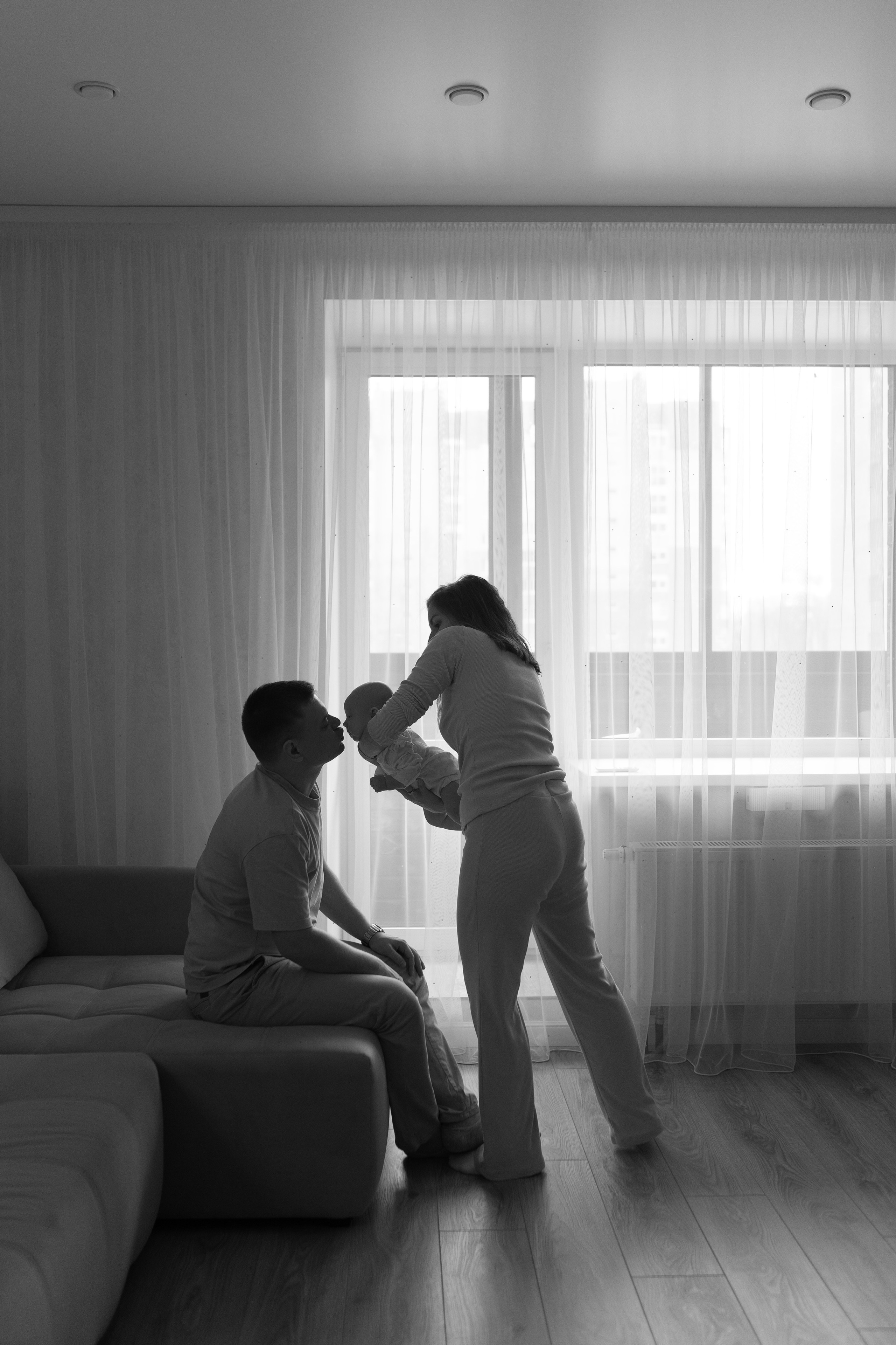 Ольга, Дмитрий и Ева. Фотограф Алина Кучумова