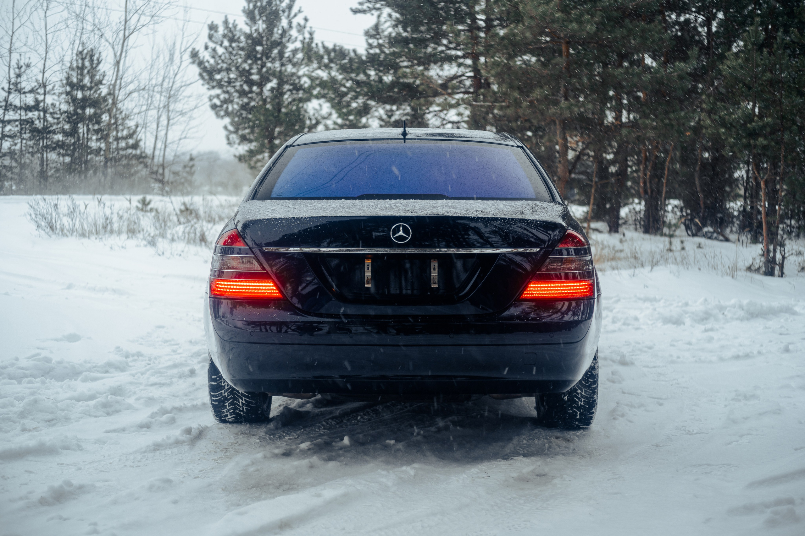 Автомобильная фото-сессия Mercedes-Benz S-class W221 в Калуге