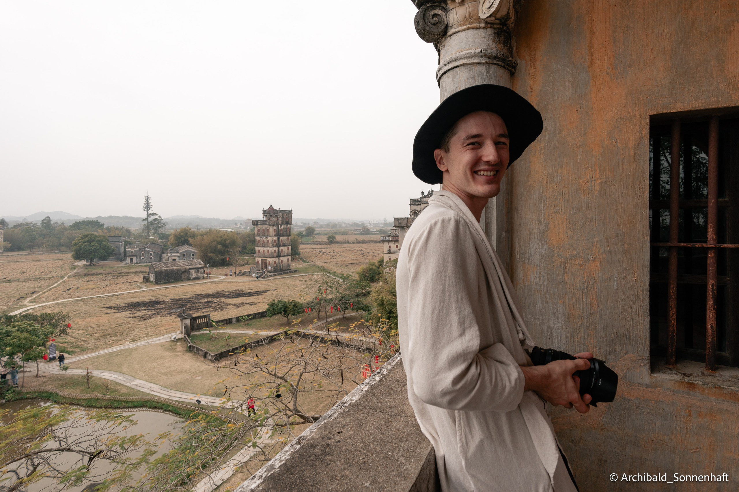 Diaolou in Kaiping. Photographer in Guangzhou, China. Archibald Sonnenhaft