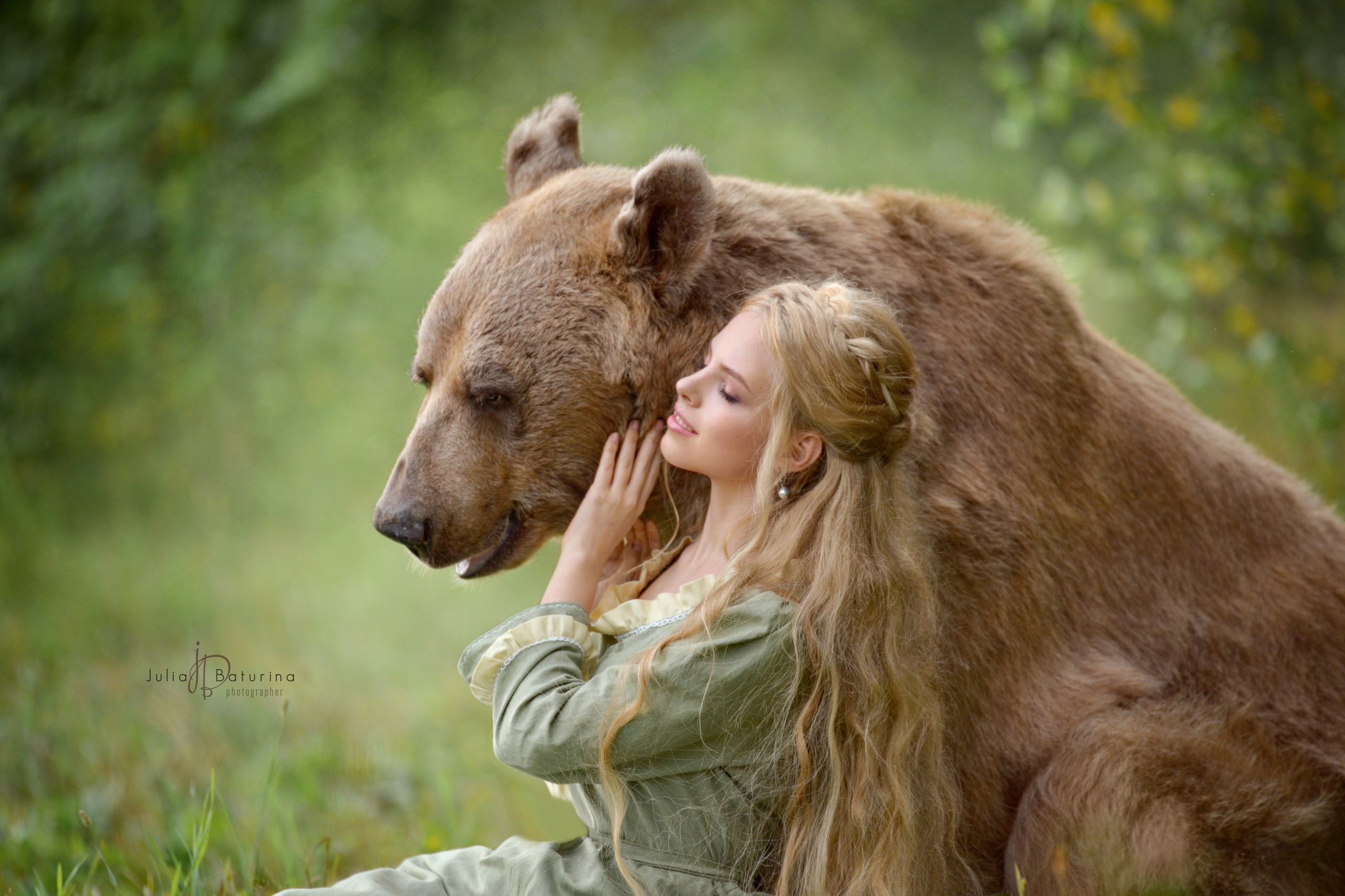 Фотосессия в подарок с медведем