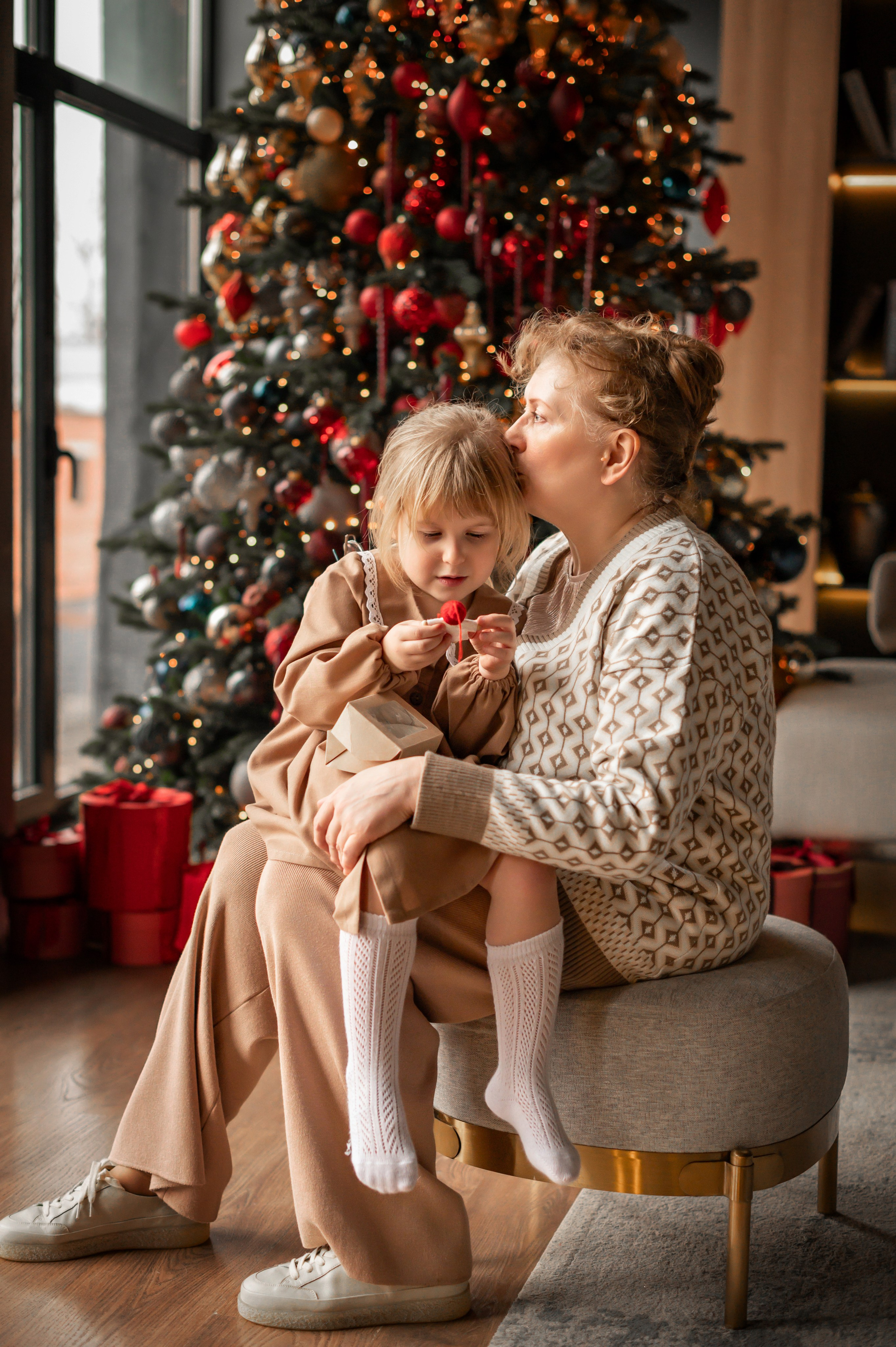 Семья Екатерины в студии Мимика