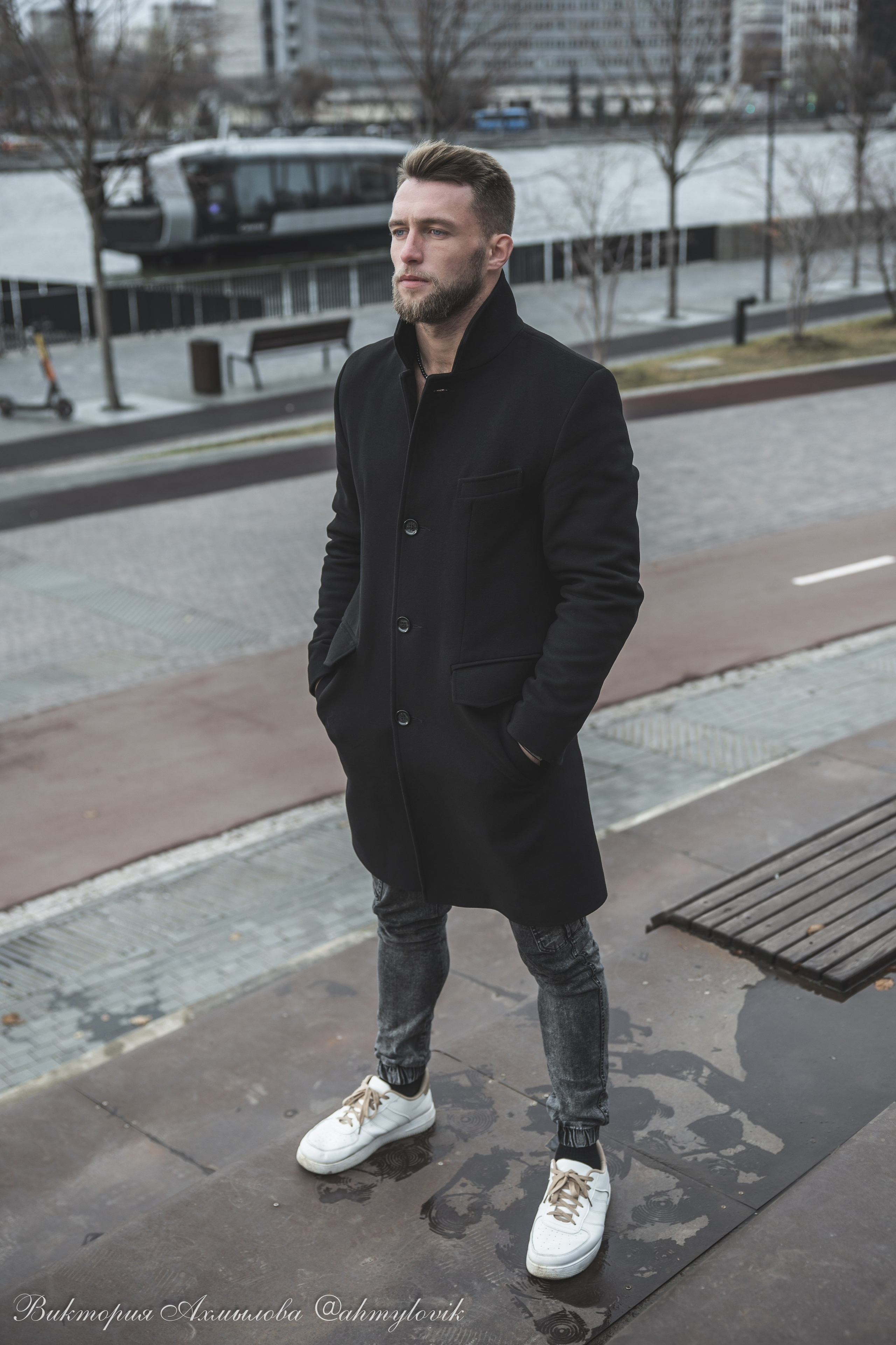 Прогулка с Хаски (Сергей). Виктория Ахмылова. Фотограф в Москве