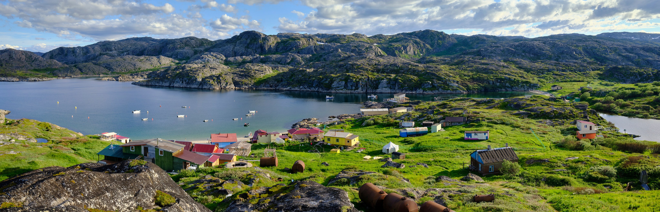 Полуостров Немецкий. Пейзажи Крайнего Севера. Баренцево море, Рыбачий, Средний, Немецкий