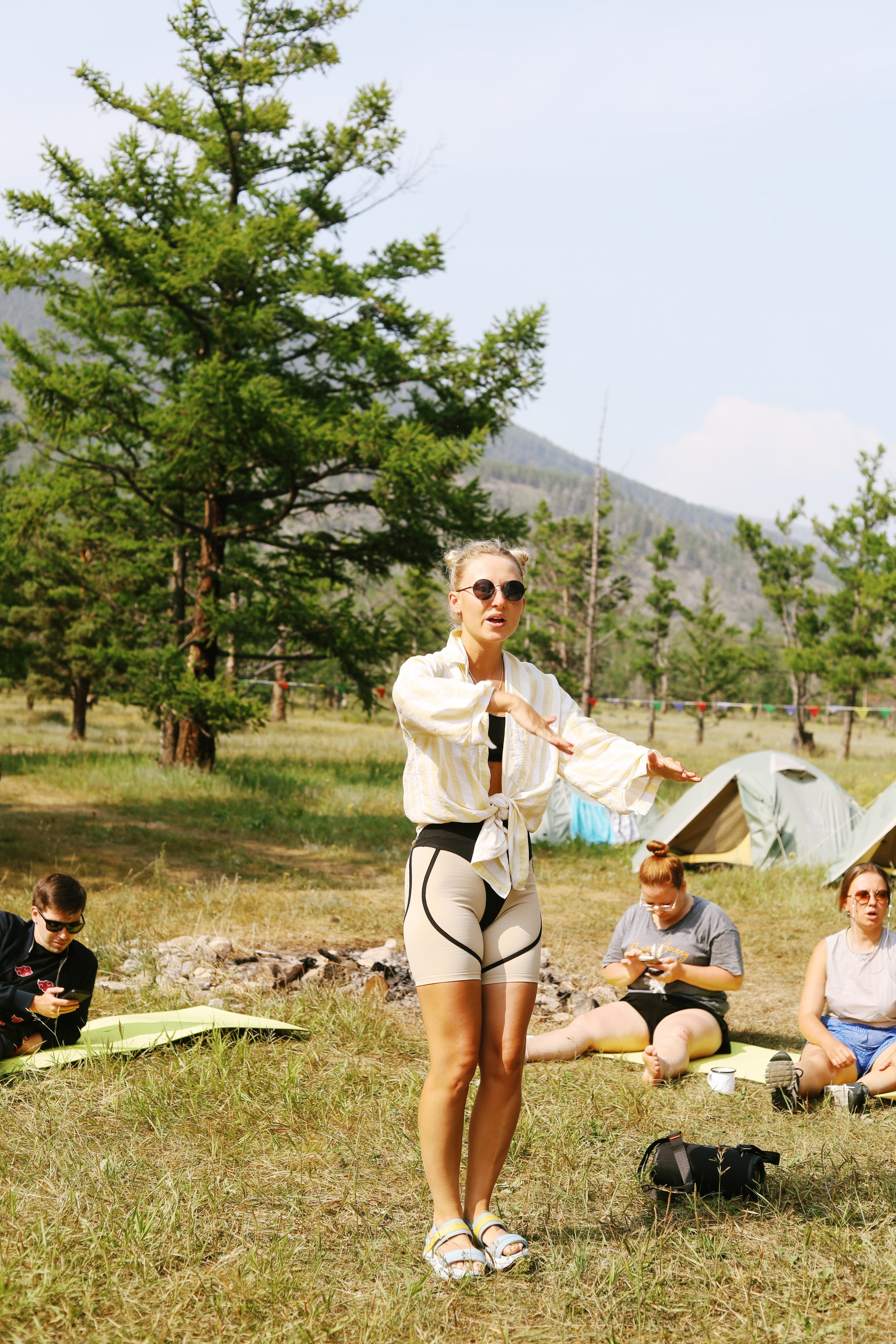 Лето 2024 / палатки. 1642 — первый лагерь для взрослых на Байкале