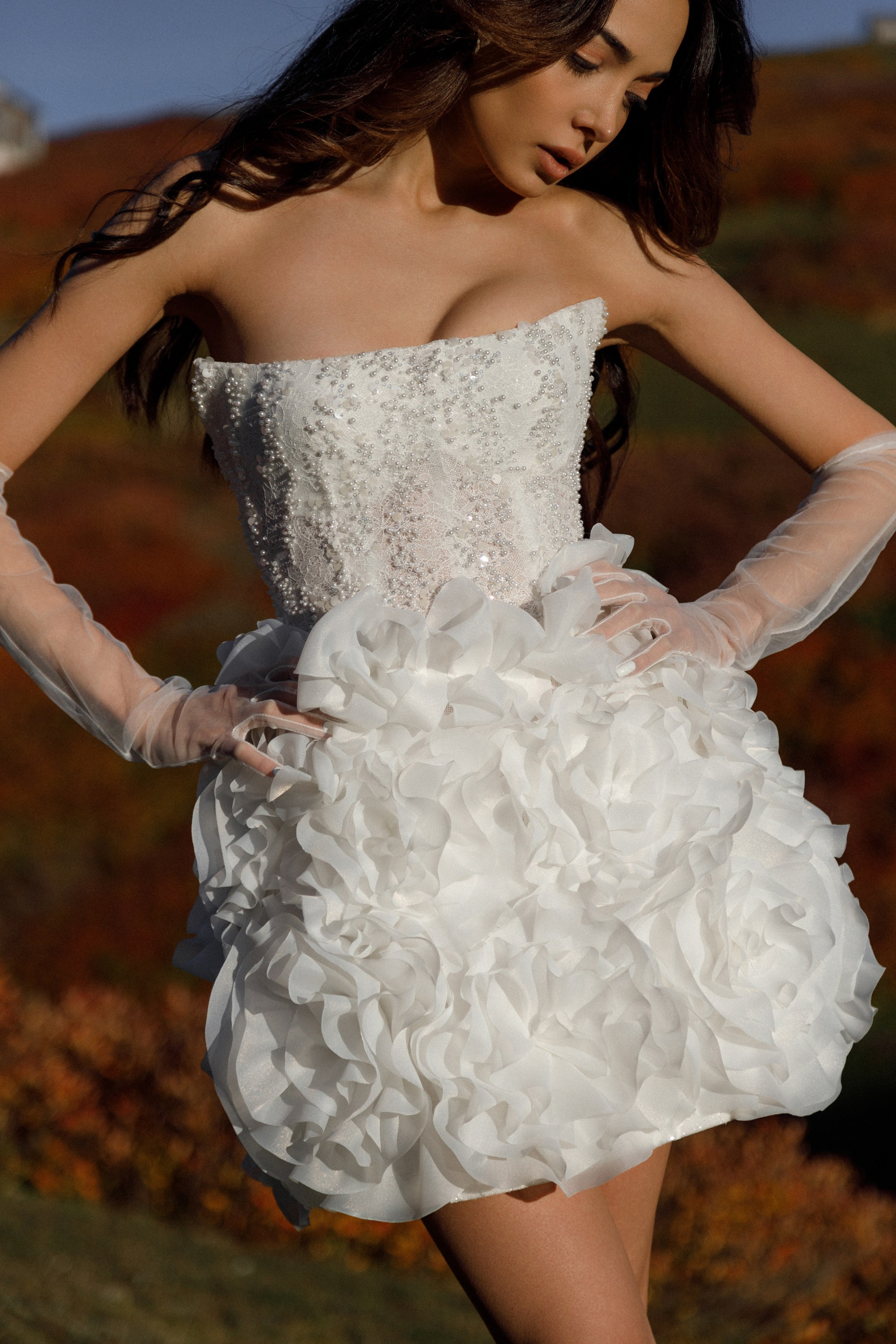 Свадьба в горах на закате