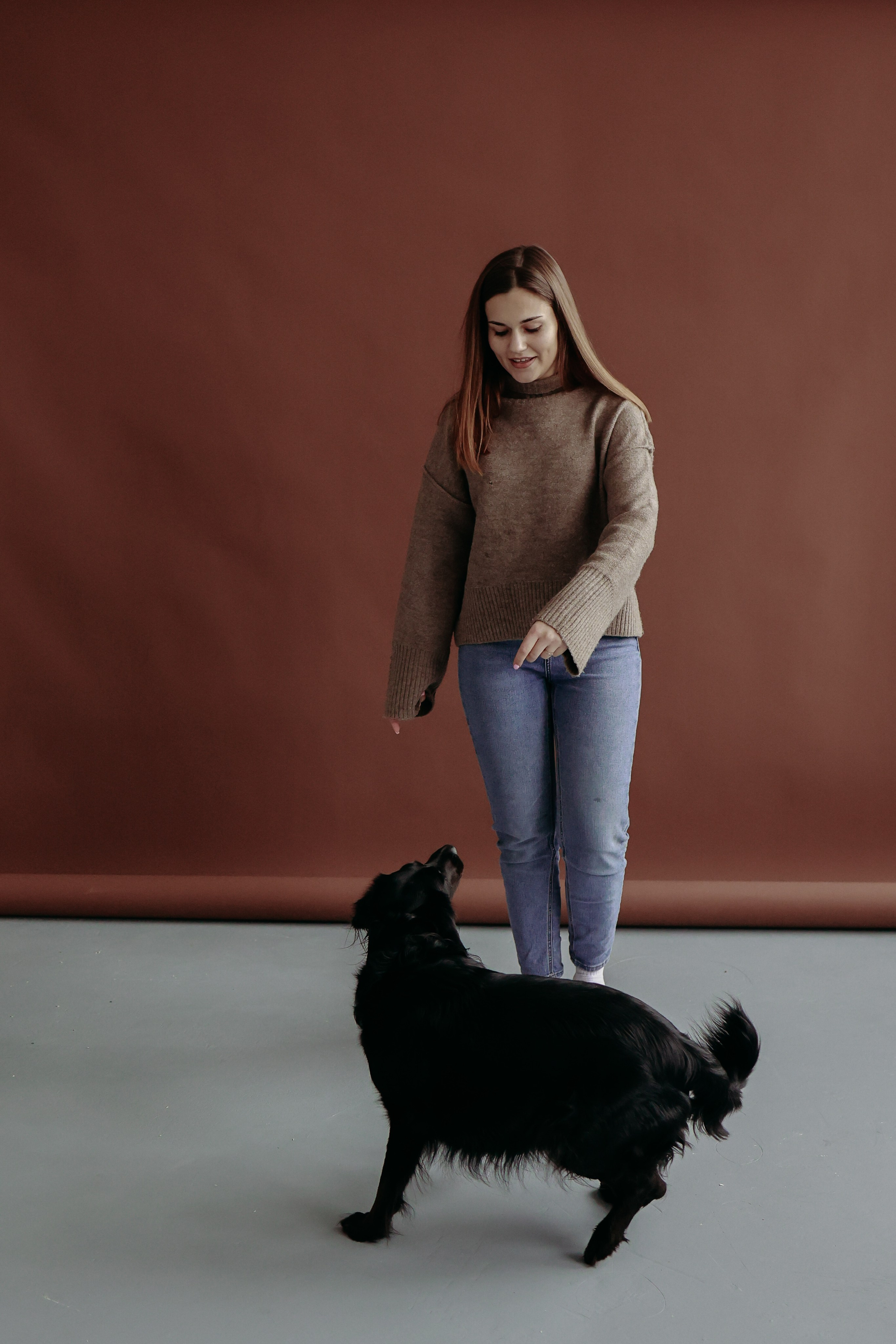 В студии. Фотограф Юлия Говор