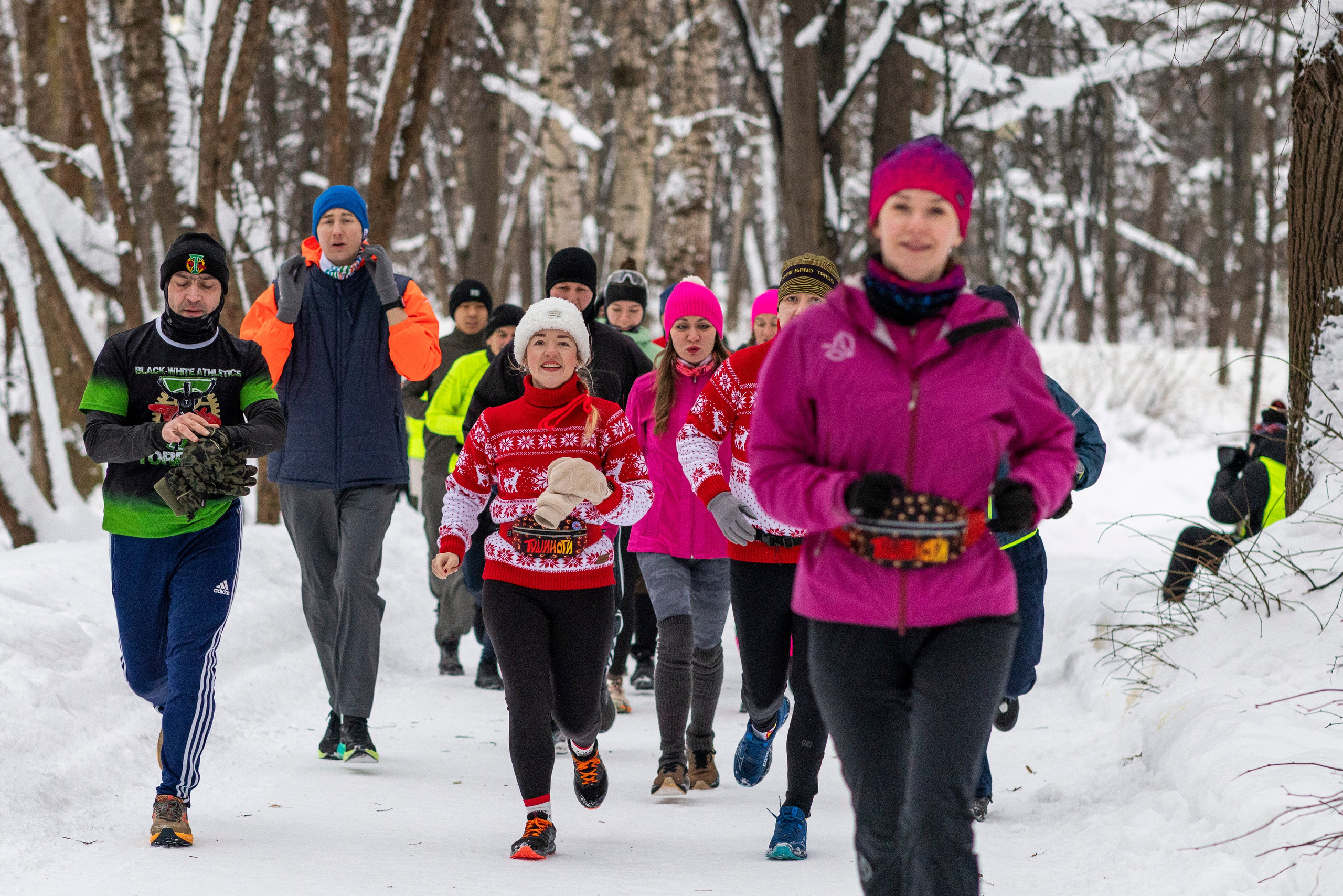 196 забег 5 вёрст в Тушино, 17.01.26. Фотограф Сергей Ловкий