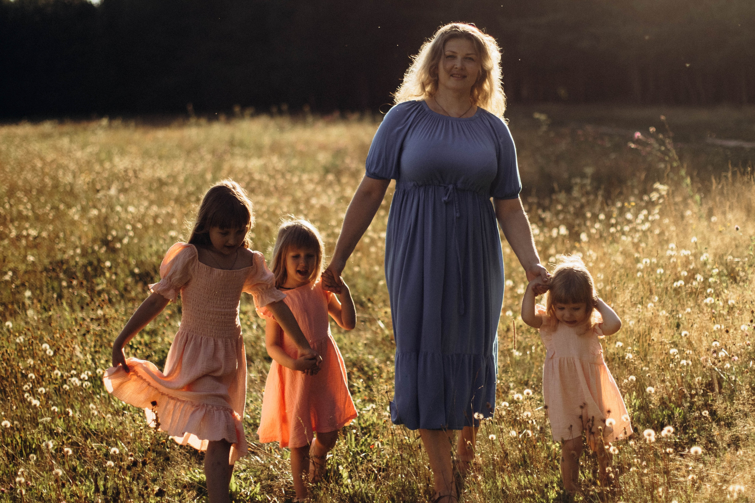 Лена и три принцессы. Семейный фотограф Москва Ирина Малышева