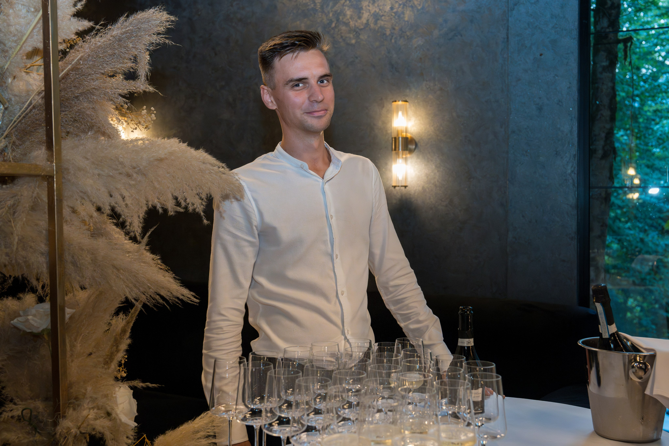 Гастрономический ужин «Лесная Италия» с Мирко Дзаго в ресторане RiverSide. Репортажный фотограф в Красной Поляне и Сочи Павлюченко Екатерина