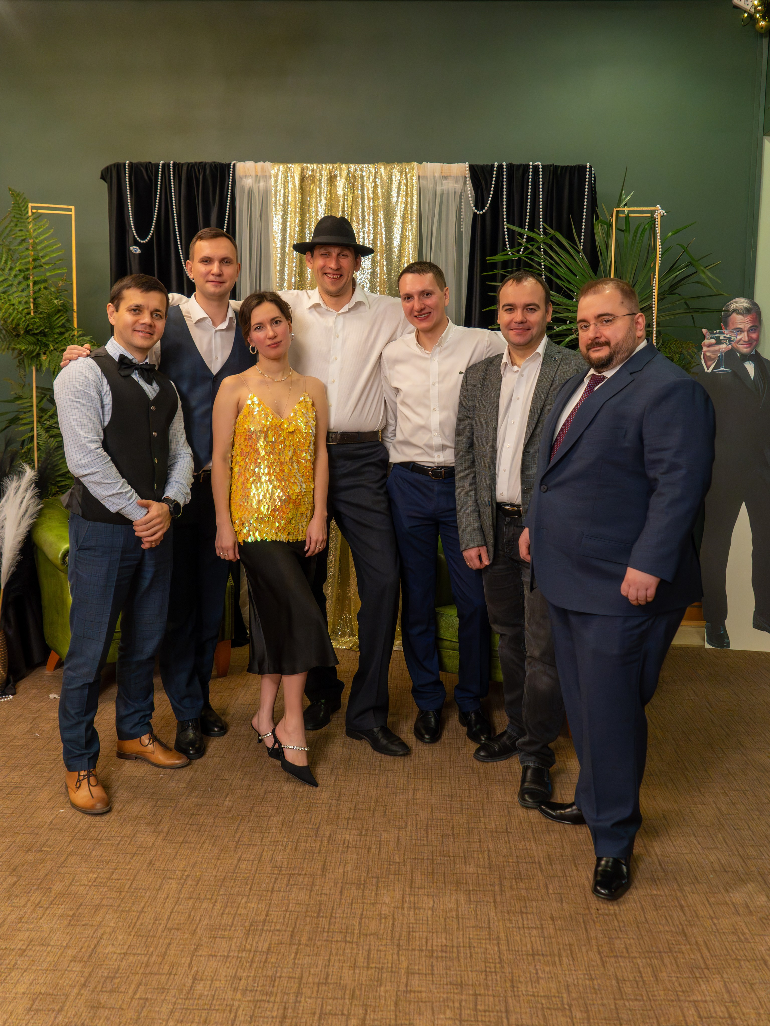 Новый год в стиле Great Gatsby. Репортажный фотограф в Красной Поляне и Сочи Павлюченко Екатерина