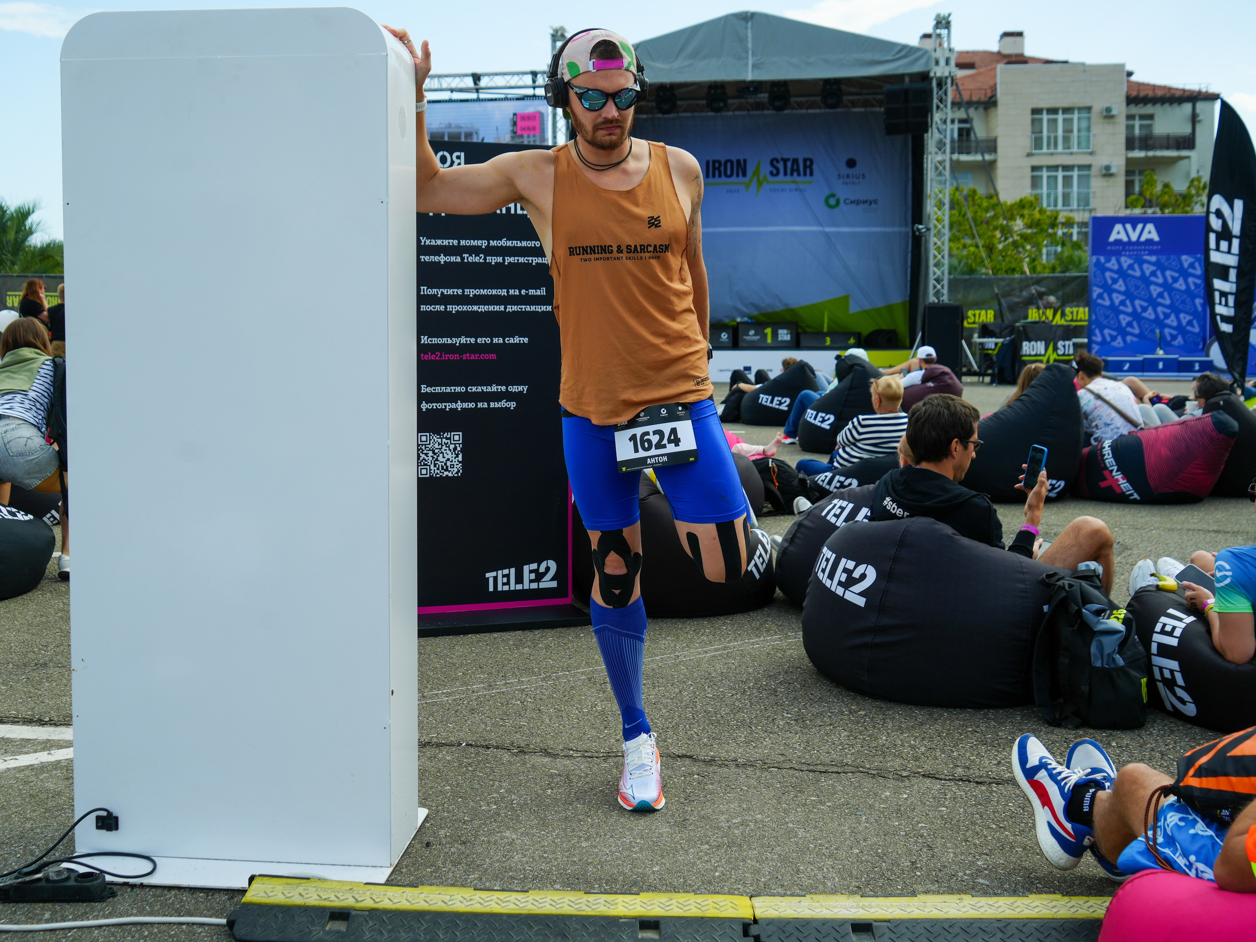 Фотоотчет партнерской интеграции для компании TELE2 на фестивале Ironstar. Репортажный фотограф в Красной Поляне и Сочи Павлюченко Екатерина