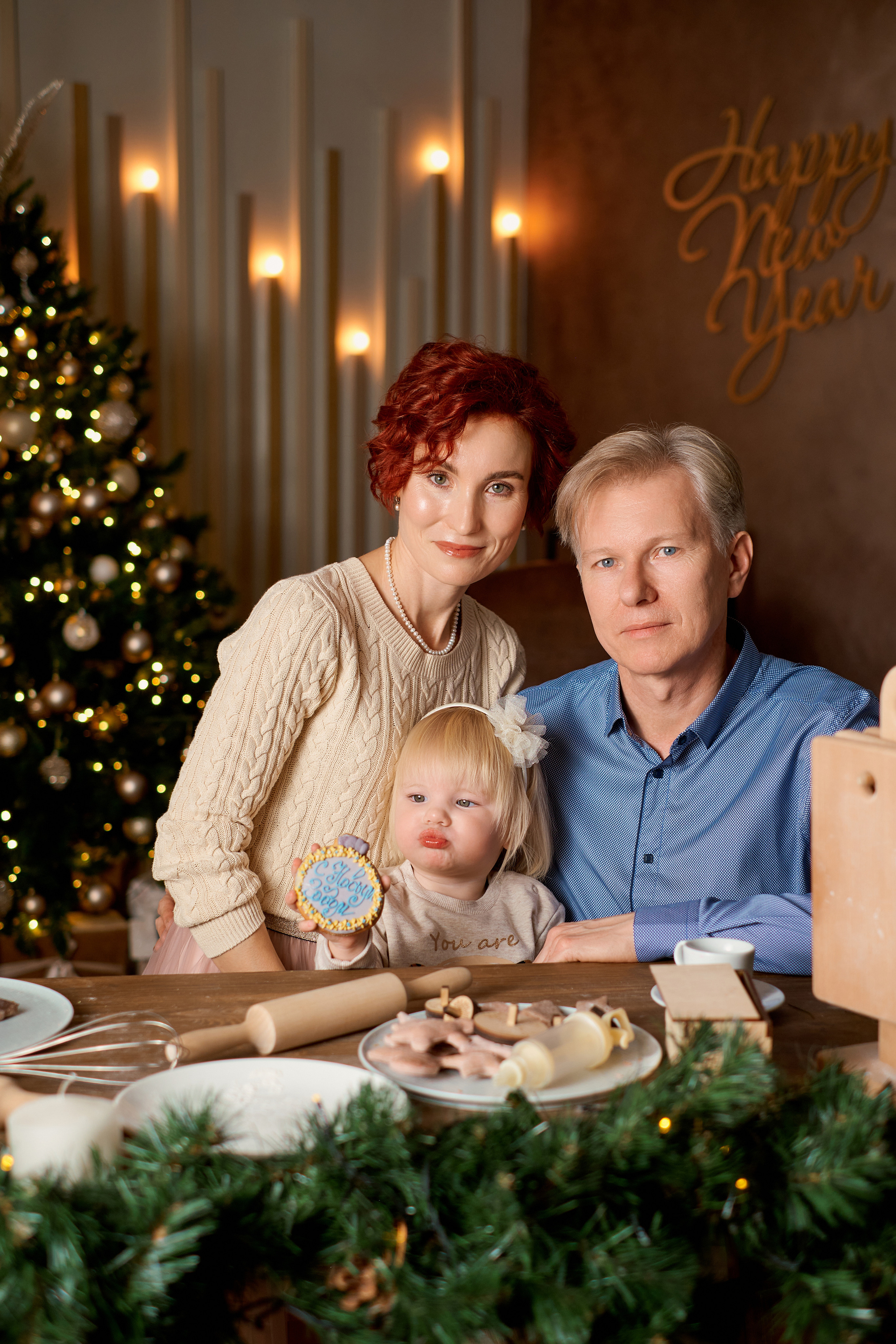 Семейная съемка. Новый год. Фотограф Таганрог Анна Трайжон