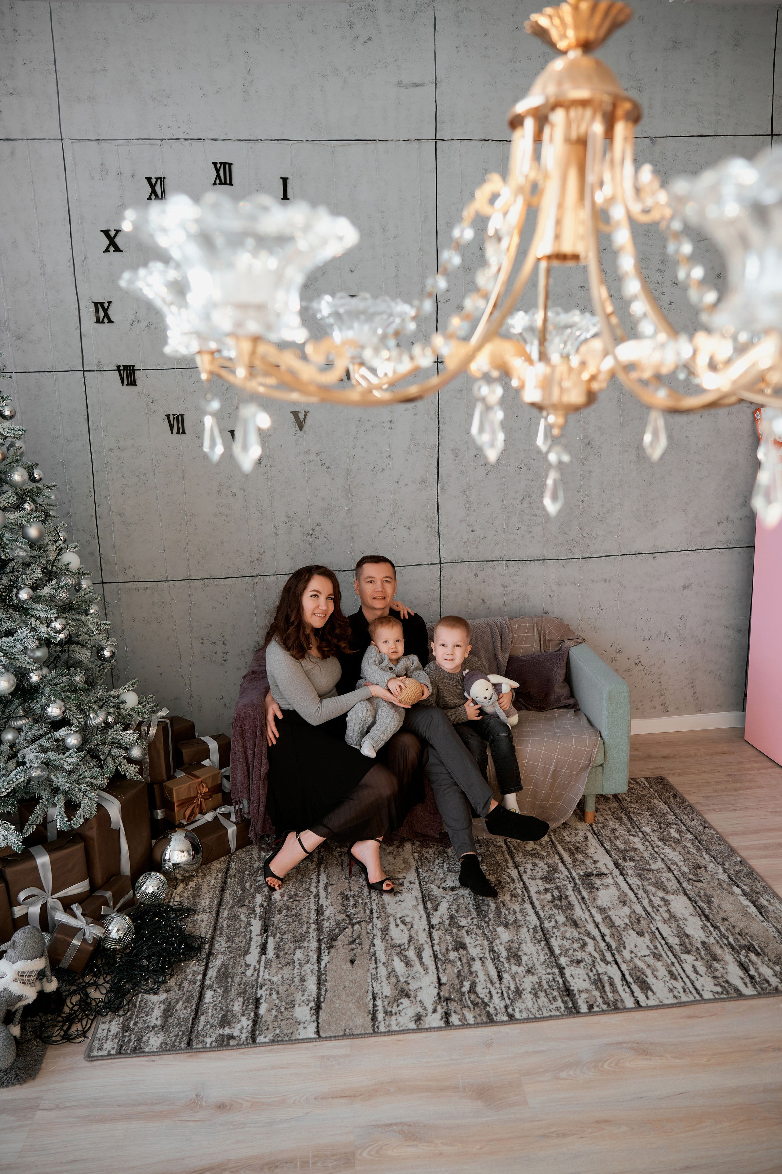 Новогодняя семейная фотосессия. Фотограф Таганрог Анна Трайжон