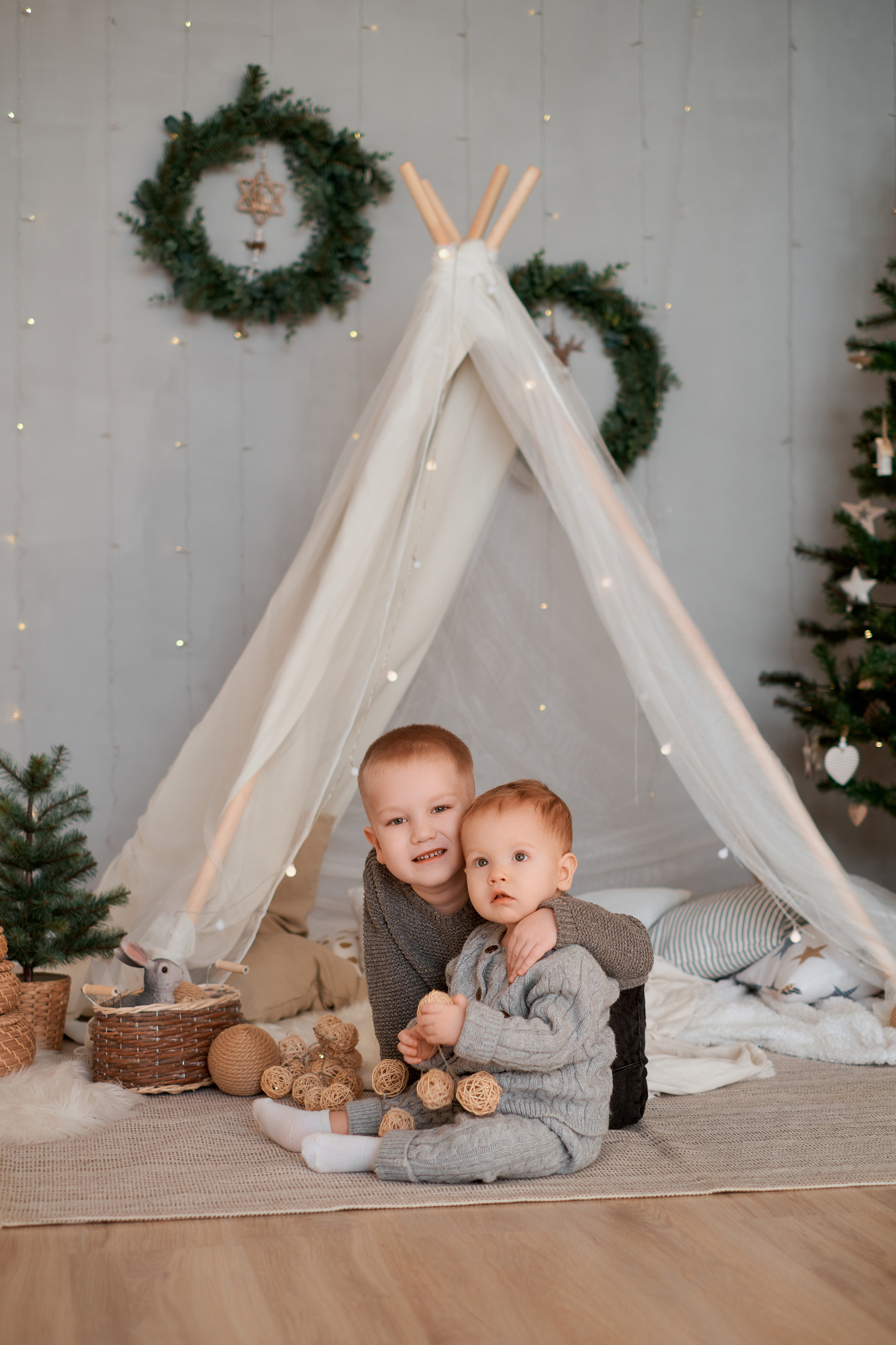 Новогодняя семейная фотосессия. Фотограф Таганрог Анна Трайжон