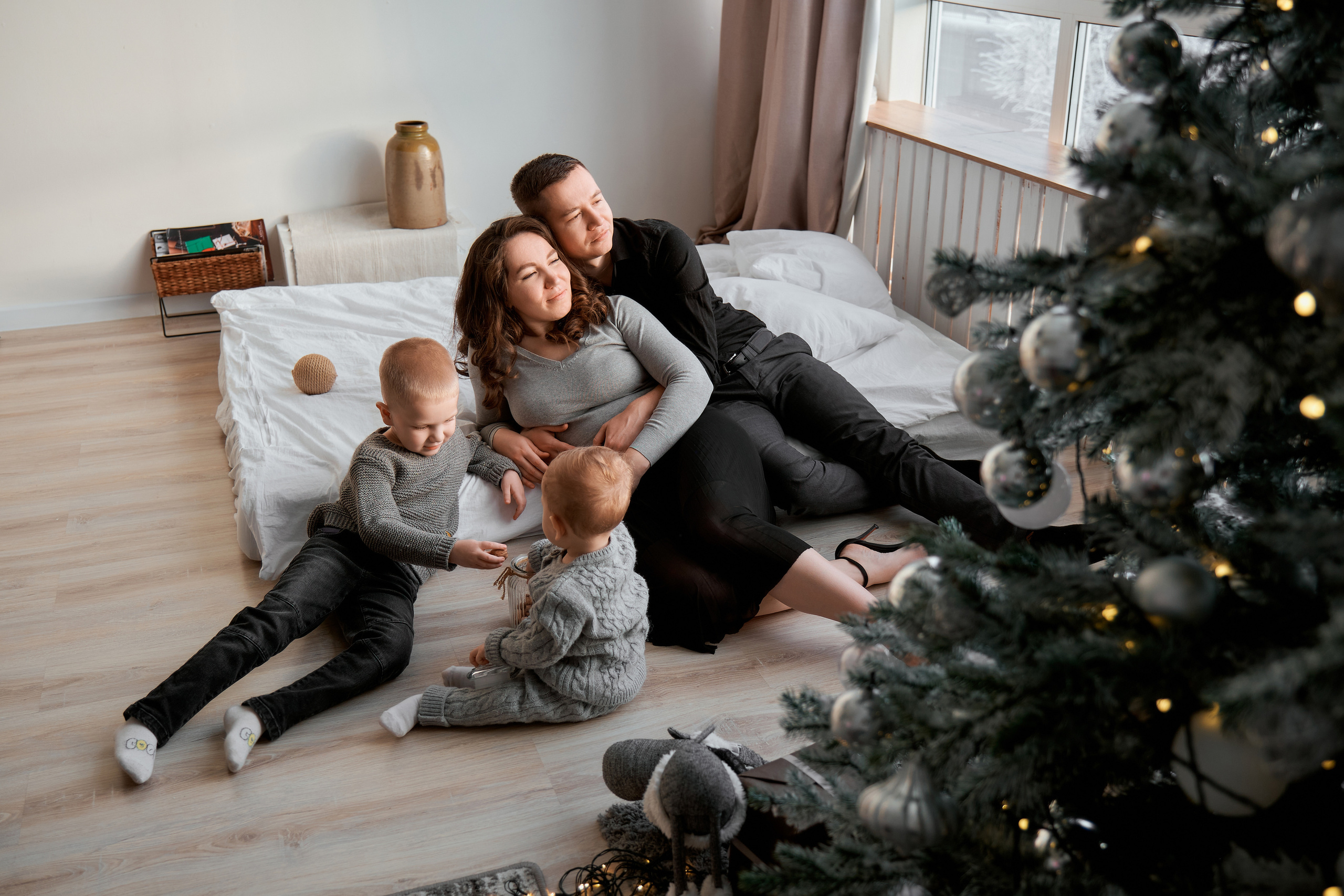 Новогодняя семейная фотосессия. Фотограф Таганрог Анна Трайжон