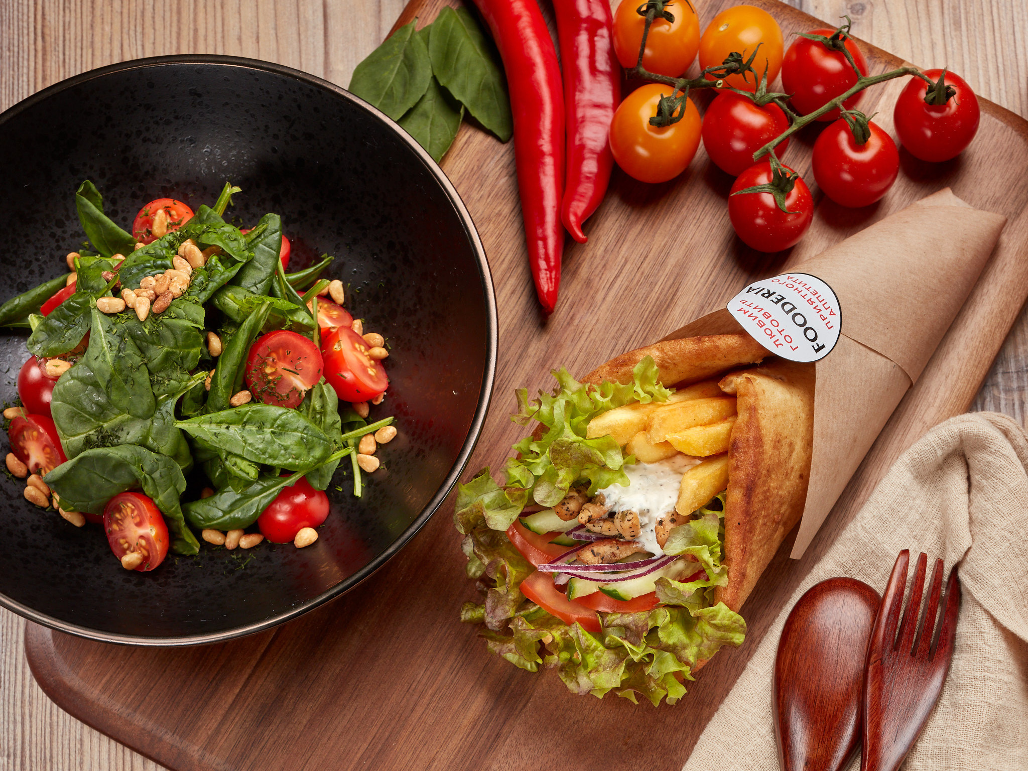 Фотосъемка меню