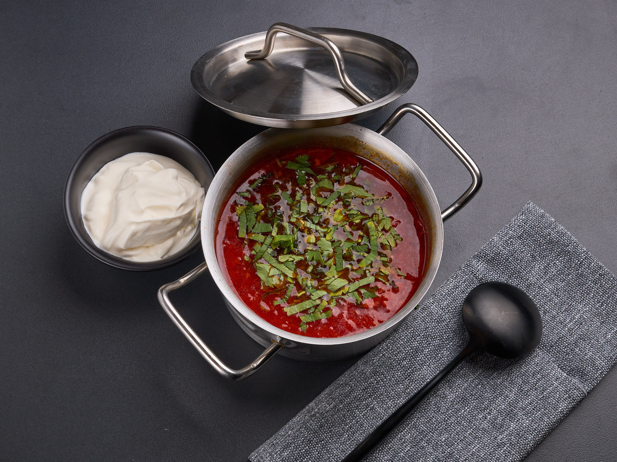 Фуд съемка супов