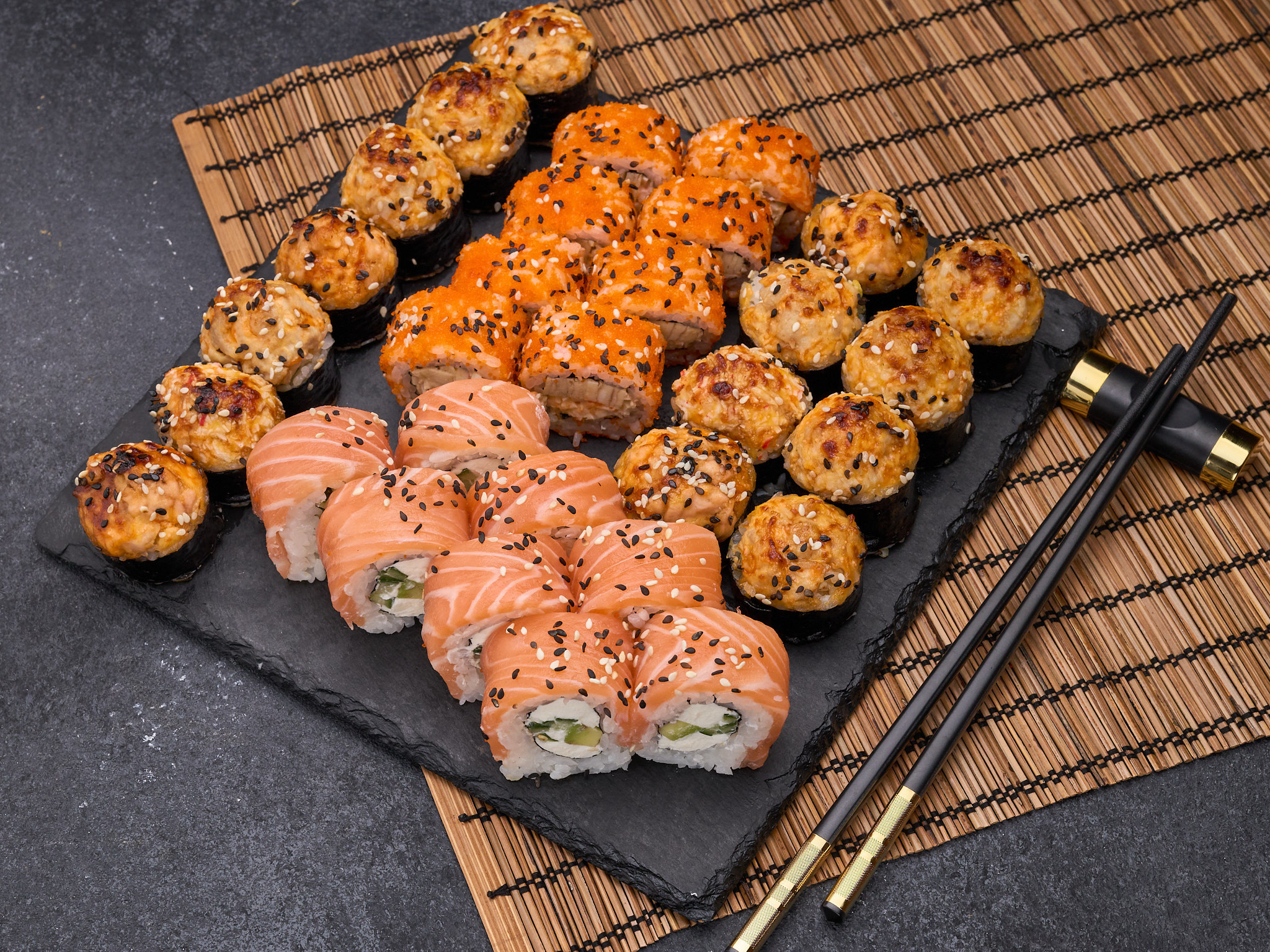 Фуд съемка роллов