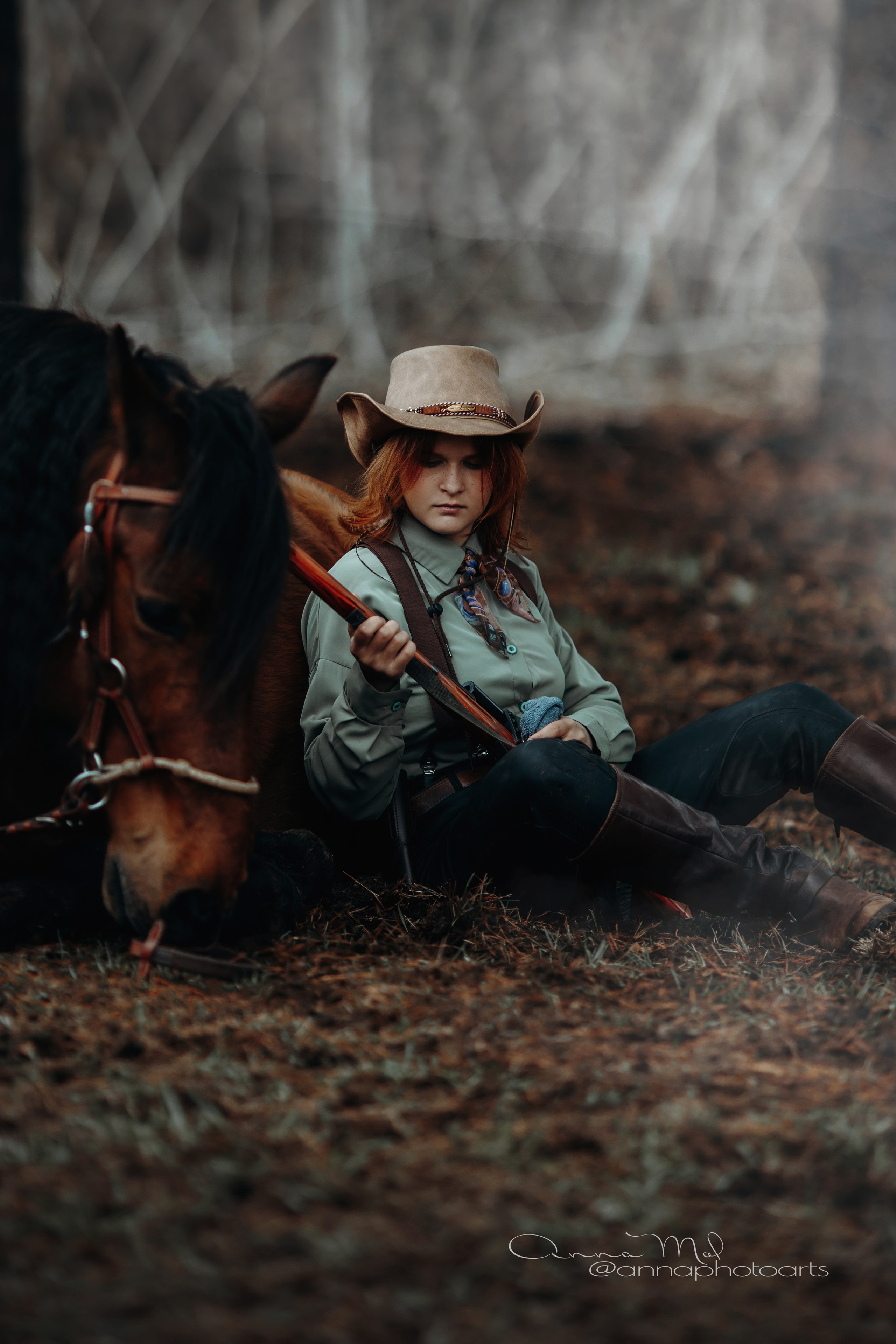 По мотивам любимой игры / РДР2. Анна Молчанова конный фотограф в Тюмени | фотосессии с лошадьми Тюмень