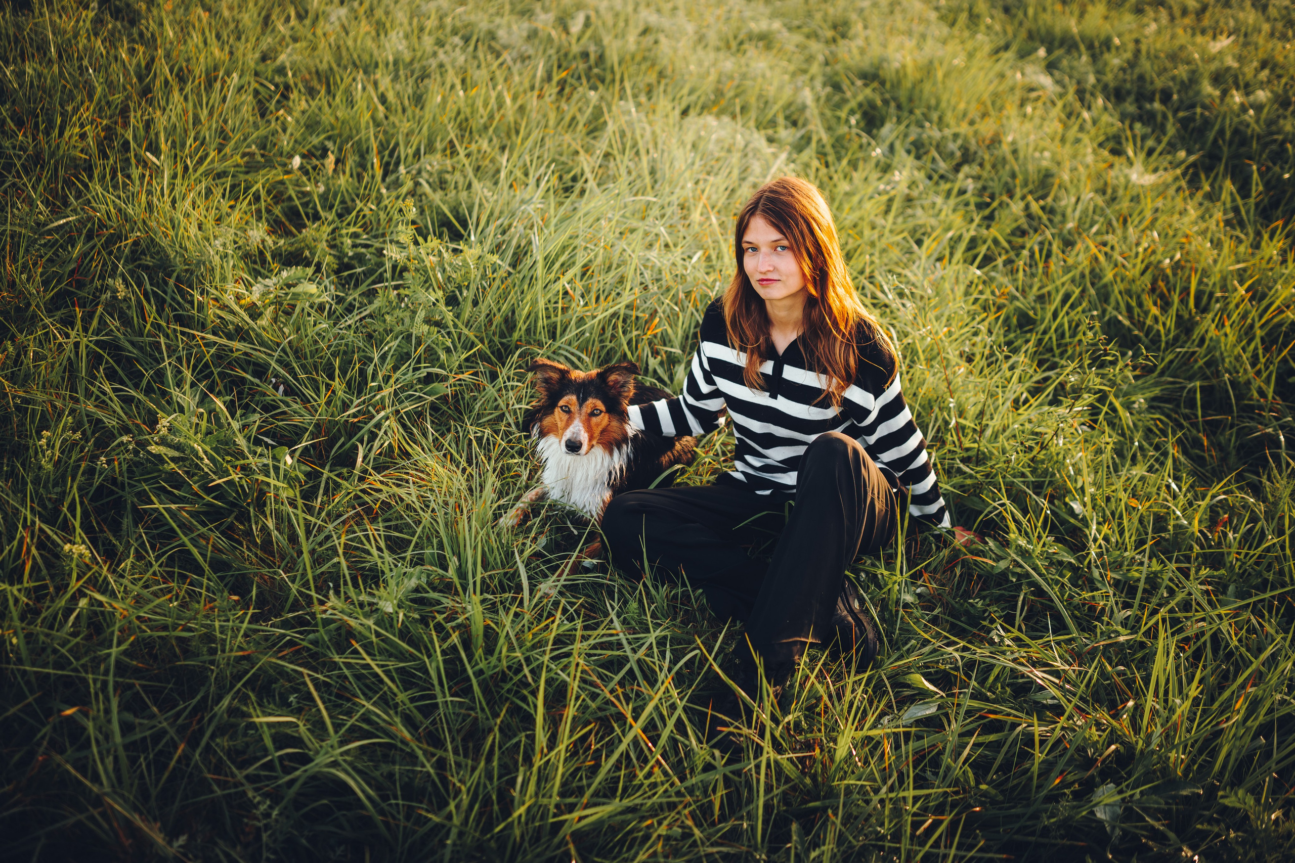 Саша, Флик и Эсприт. Семейный фотограф анималист Ананьева Мария — Москва