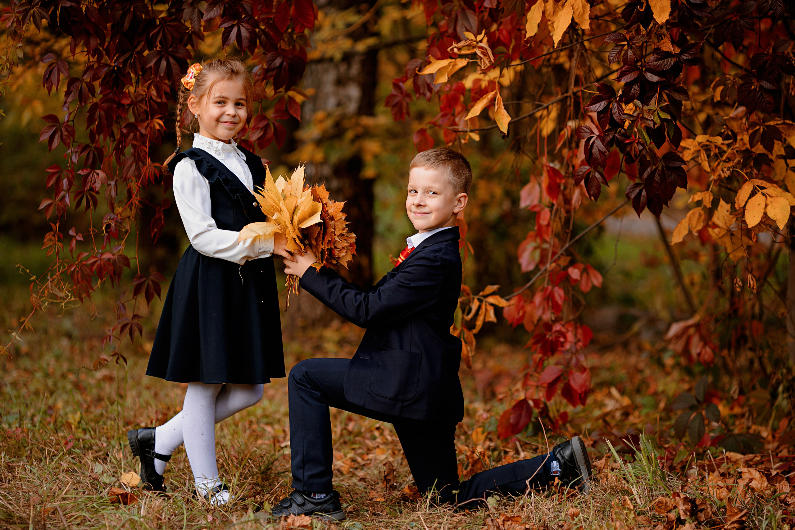 Школьный фотопроект «Здравствуй, школа!». Семейный фотограф в Москве выпускные альбомы Клюковская Надежда