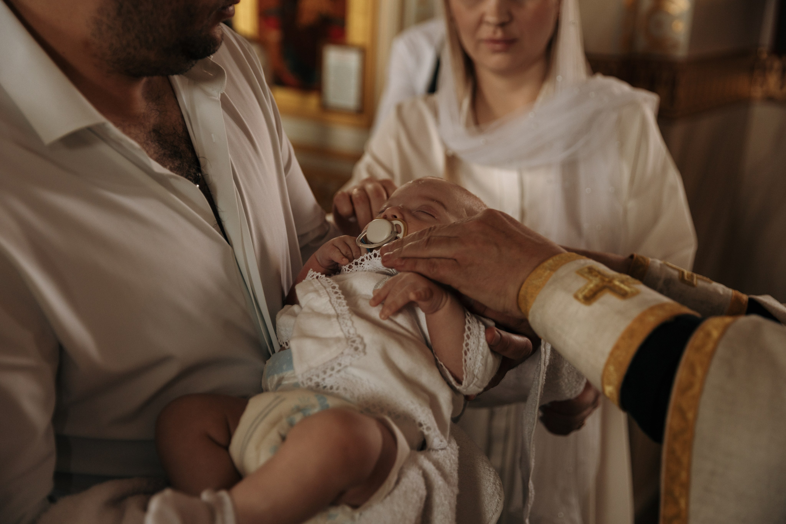 Таинство Крещения Никиты. Фотограф Сальск Катерина