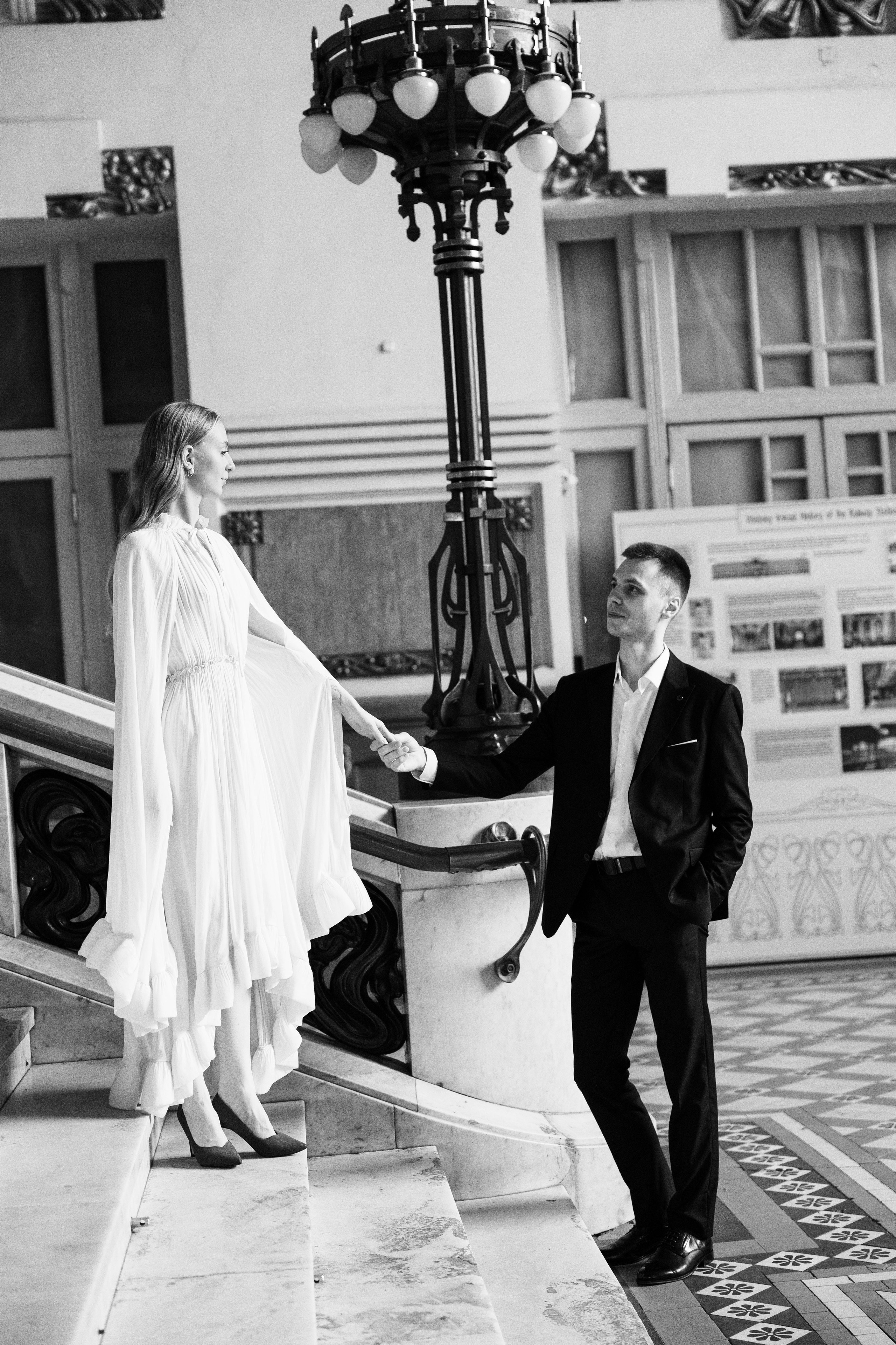 Даша и Константин Витебский вокзал. Фотограф/видеограф в Санкт-Петербурге Динара Гольдина