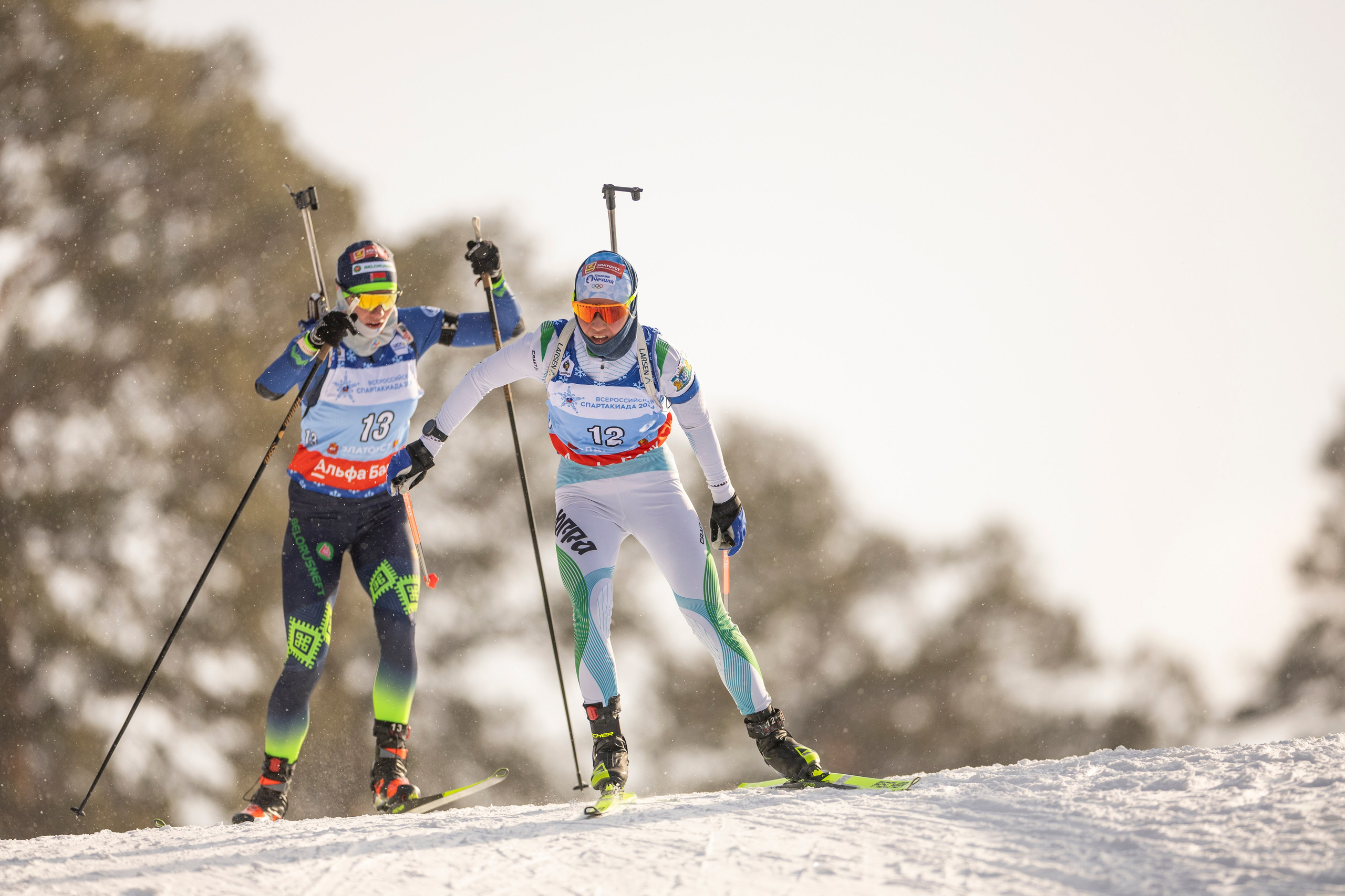 Всероссийская спартакиада. Гонка преследования женщины. Спортивный репортажный фотограф Казань Нафис Сиразетдинов