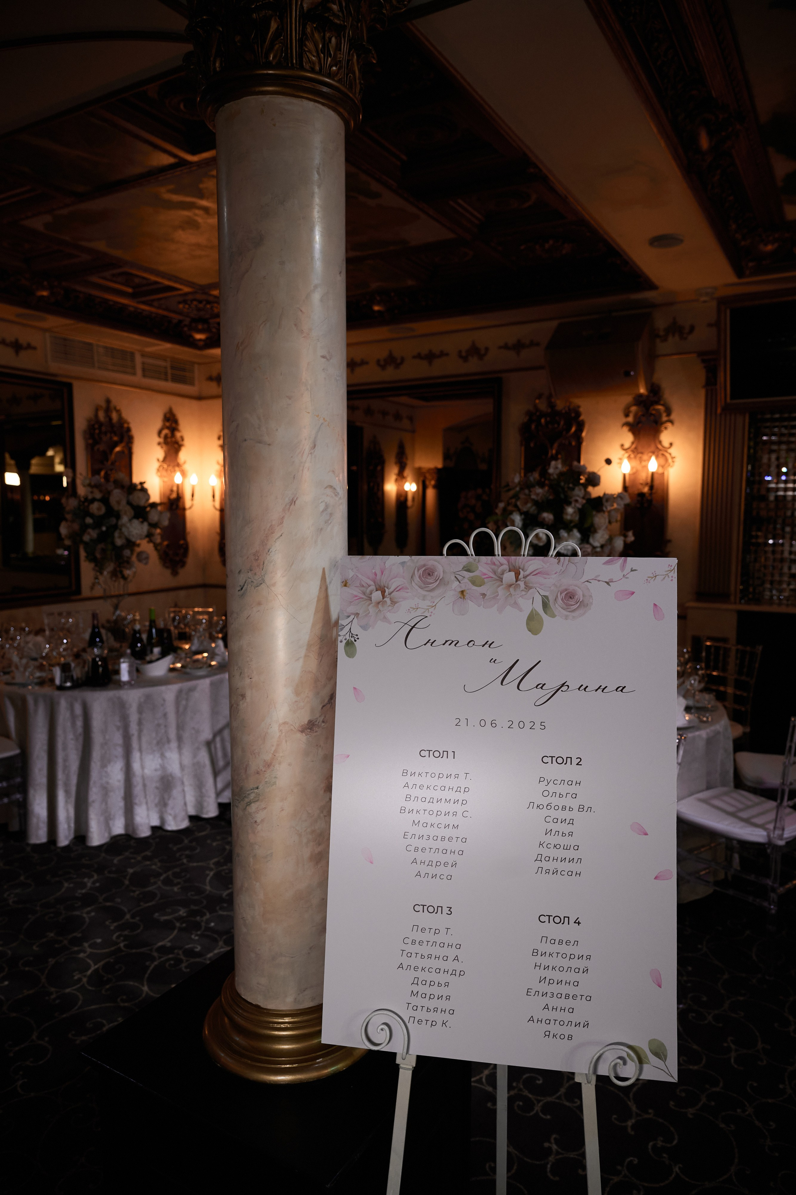 Банкет. Свадебный фотограф и видеооператор Андрей Любовинин