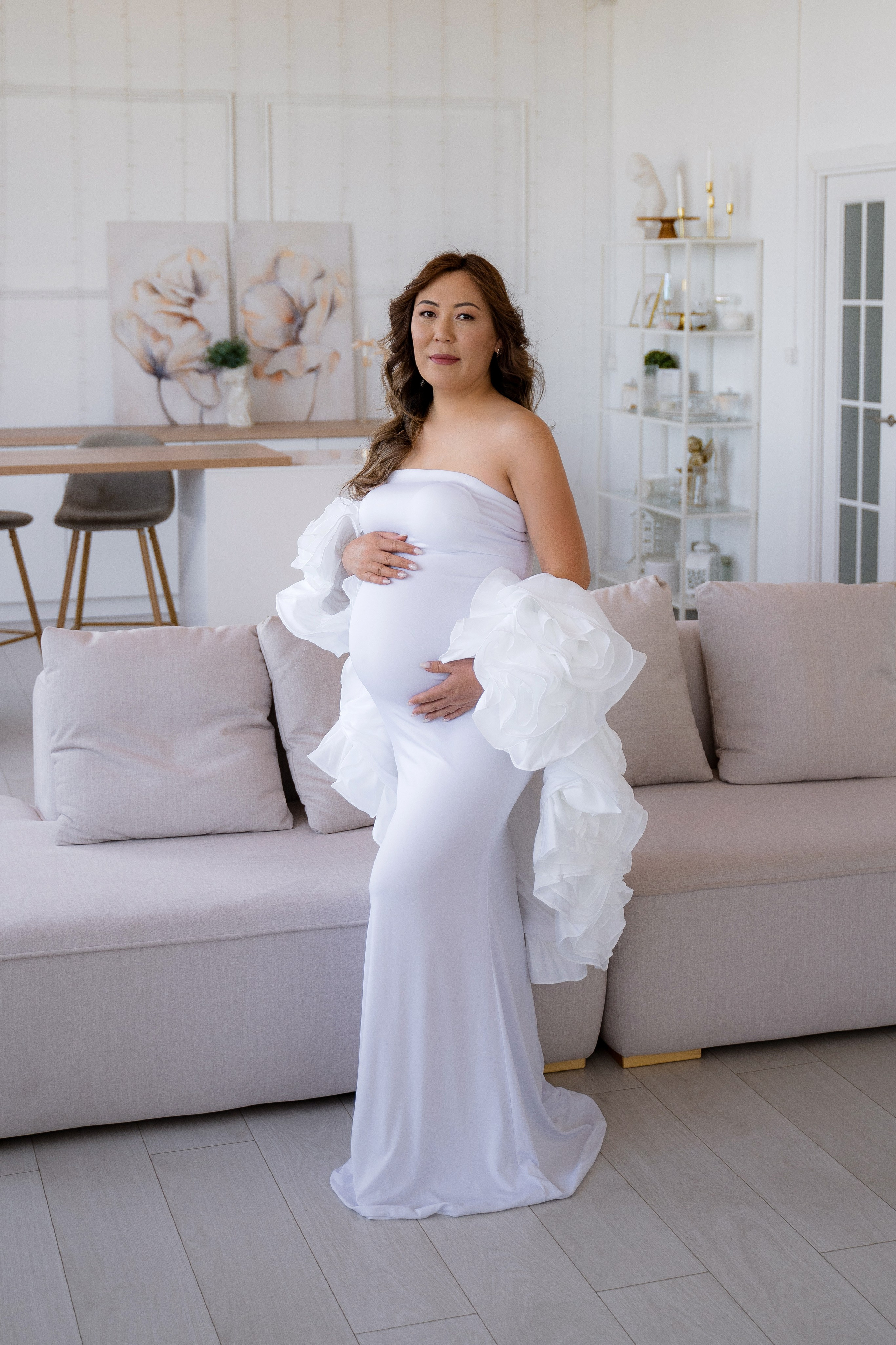 Платья для беременных. Фотостудия Малина в городе Улан-Удэ. Фотограф Ирина Жарникова