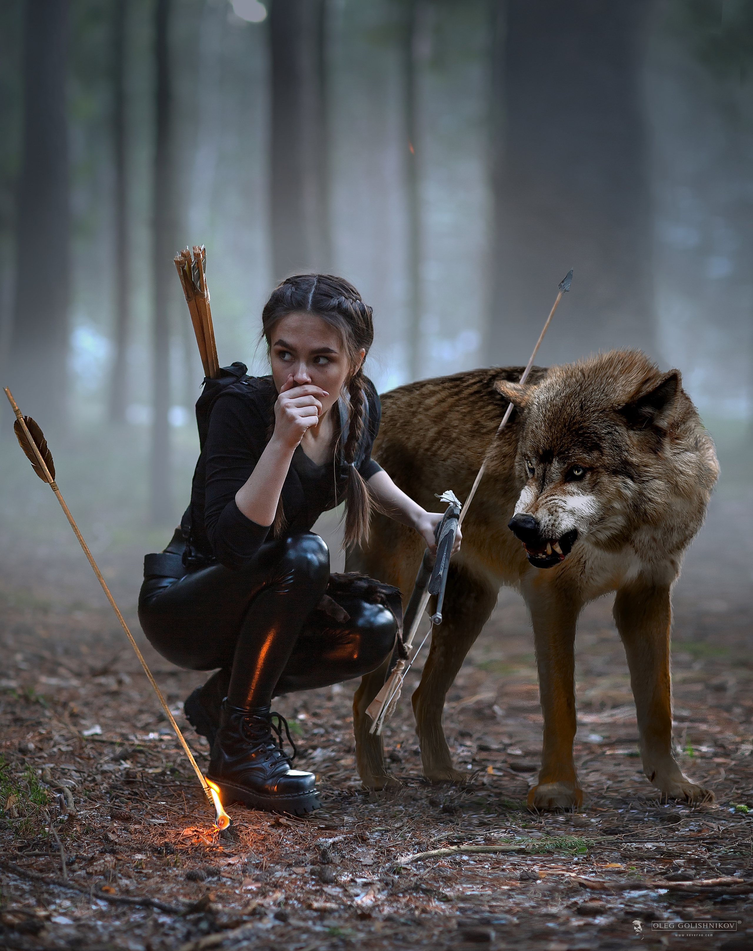 Portrait photography in Moscow. Photographer Oleg Golishnikov