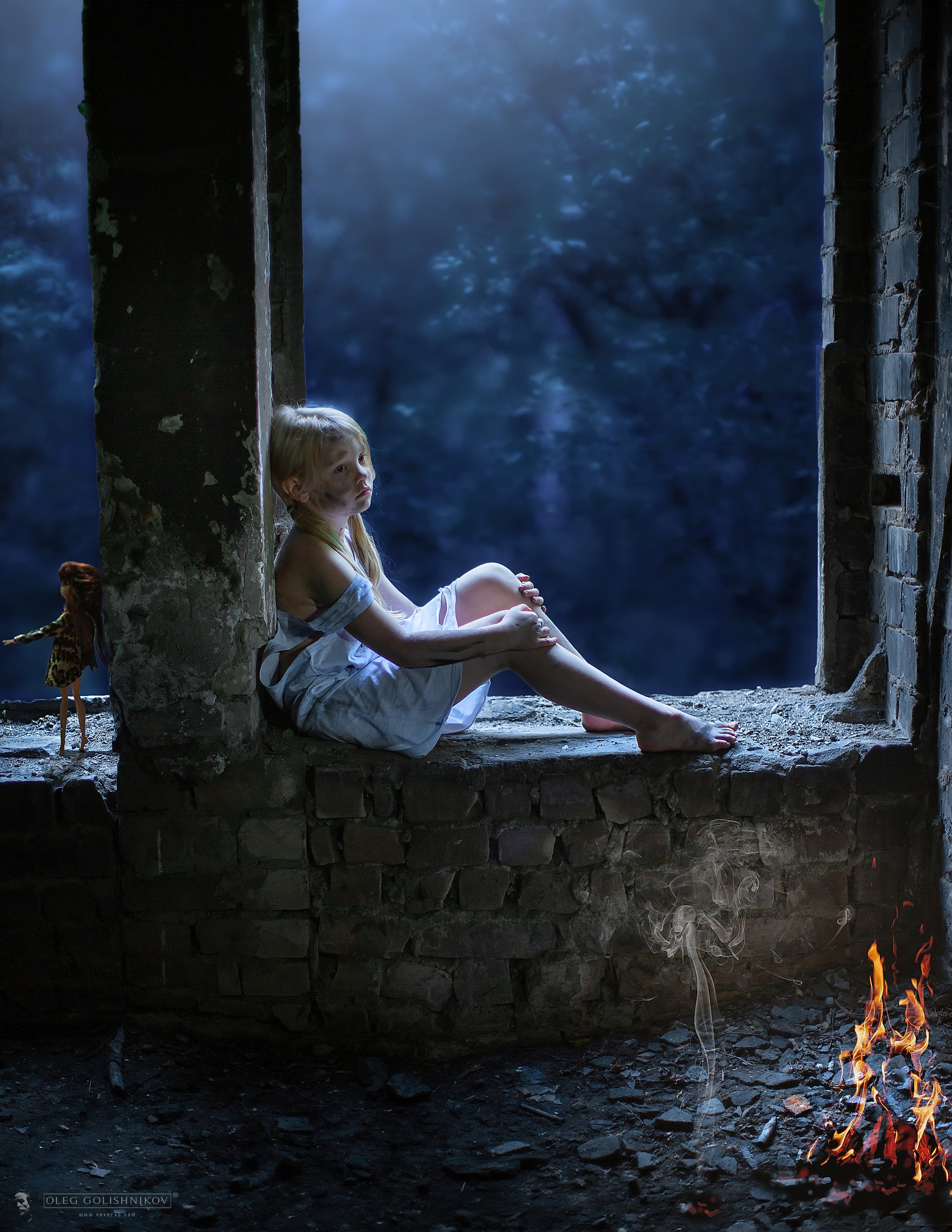 The children's photographer in Moscow. Portrait photography in Moscow. Photographer Oleg Golishnikov